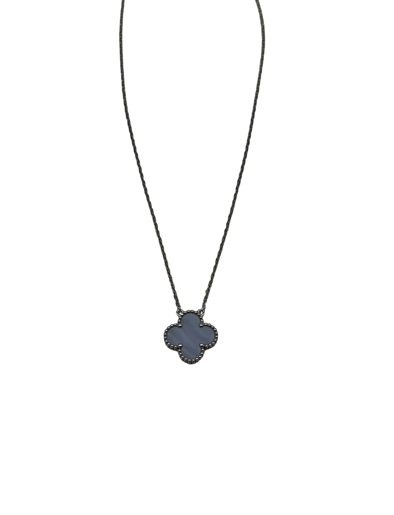 Van Cleef & Arpels Sweet Alhambra Necklace Purple