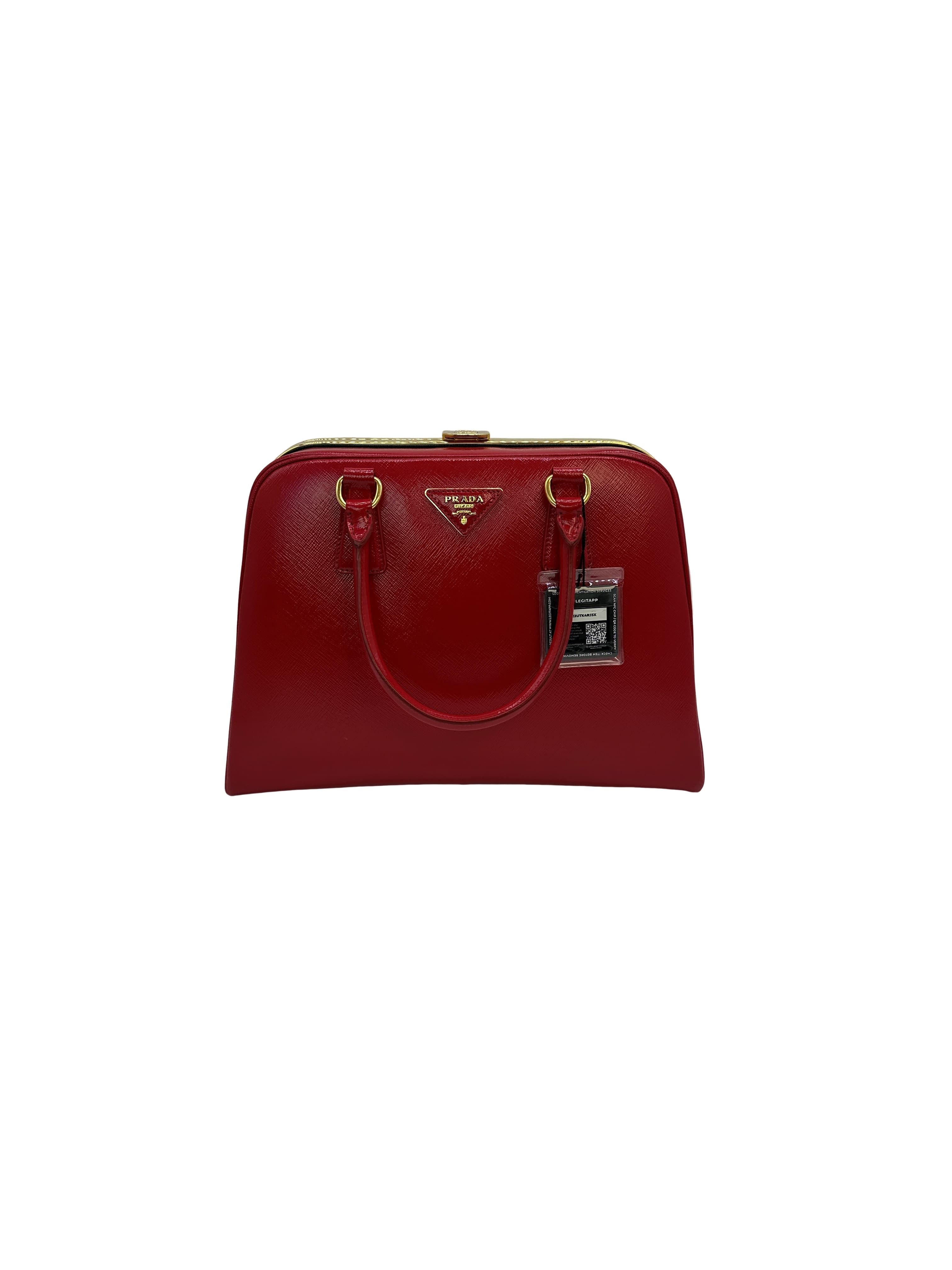Prada Pyramid Top Handle Bag