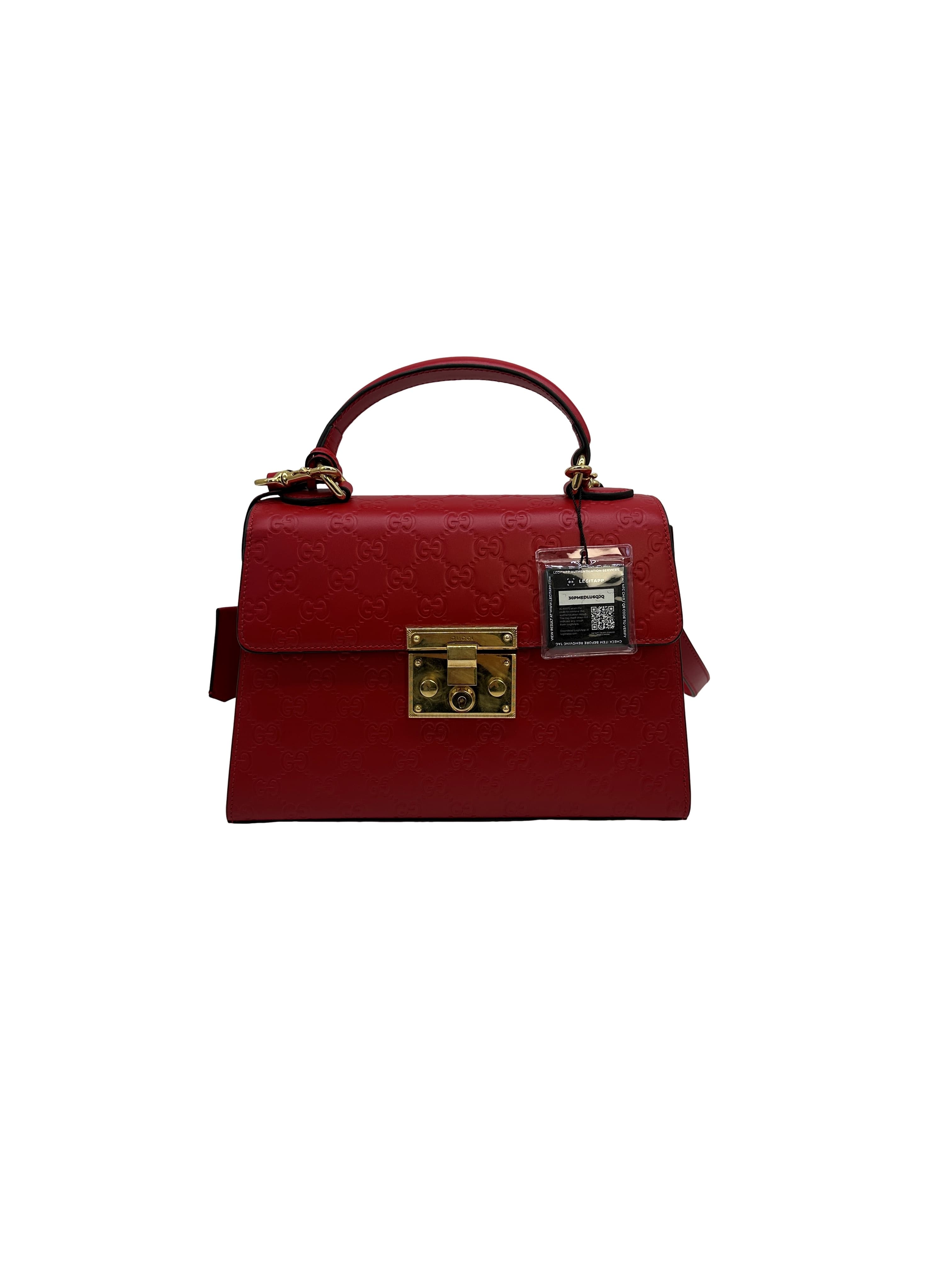 Gucci Guccissima Signature Top-Handle Padlock