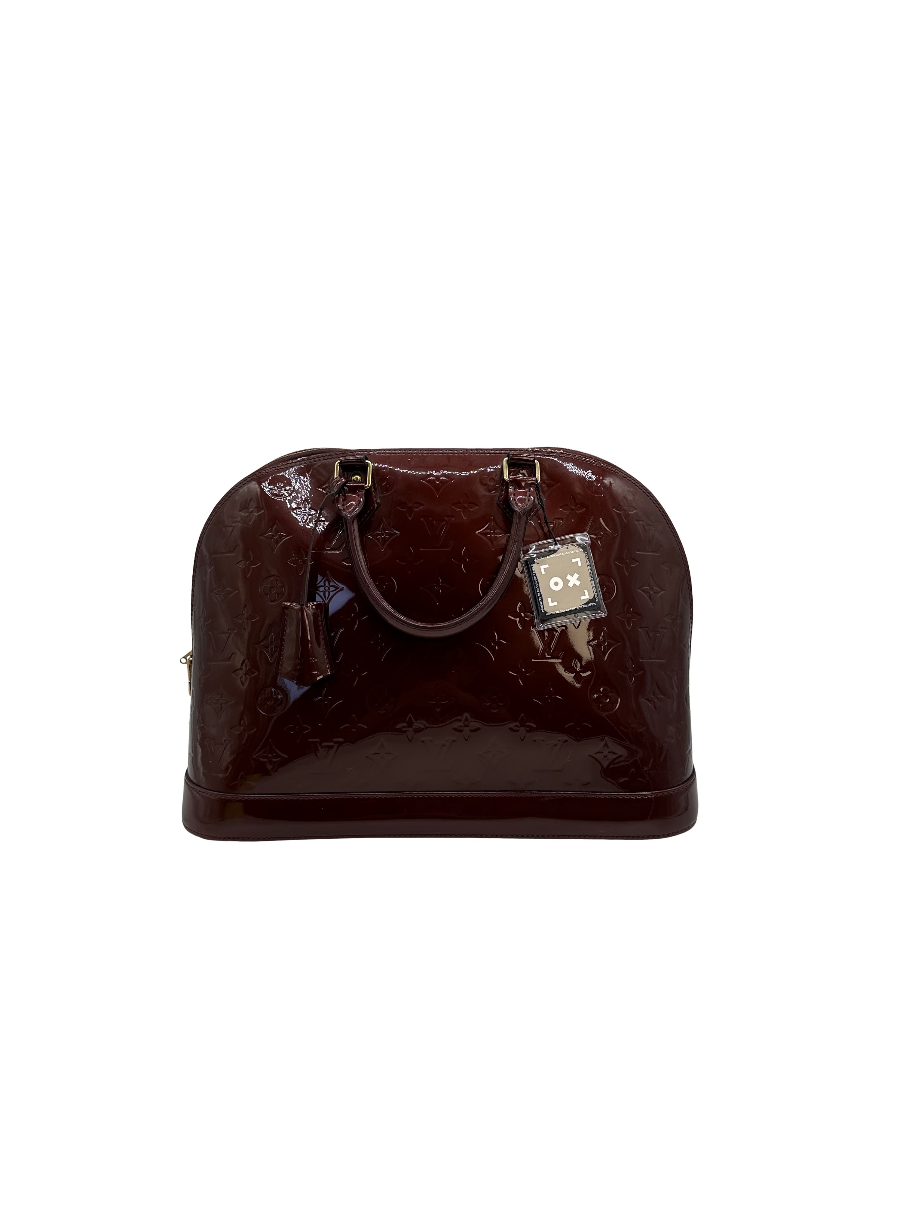 Louis Vuitton Vernis Alma PM Rouge Fauviste