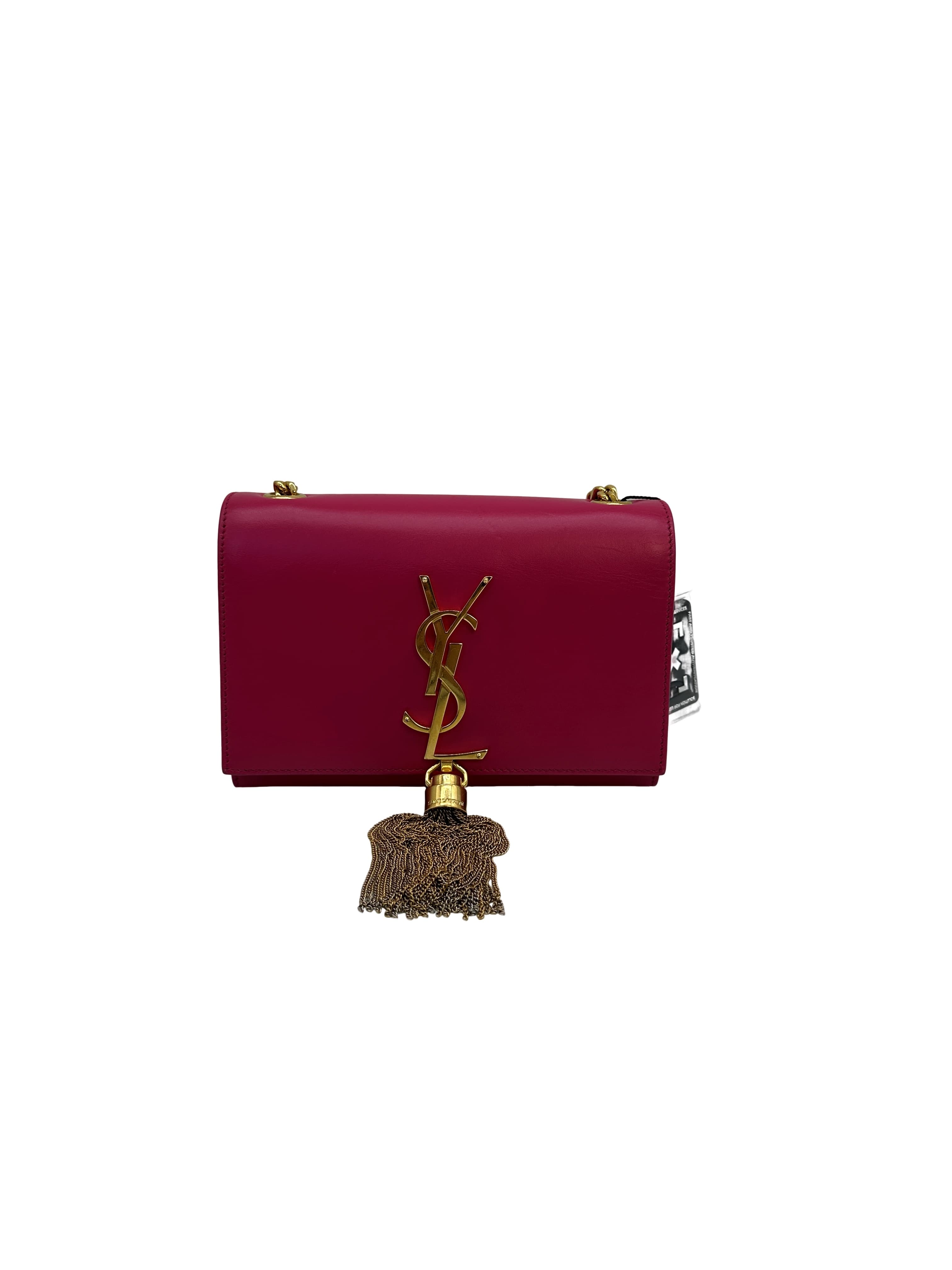 Saint Laurent Pink Leather Kate Shoulder Bag