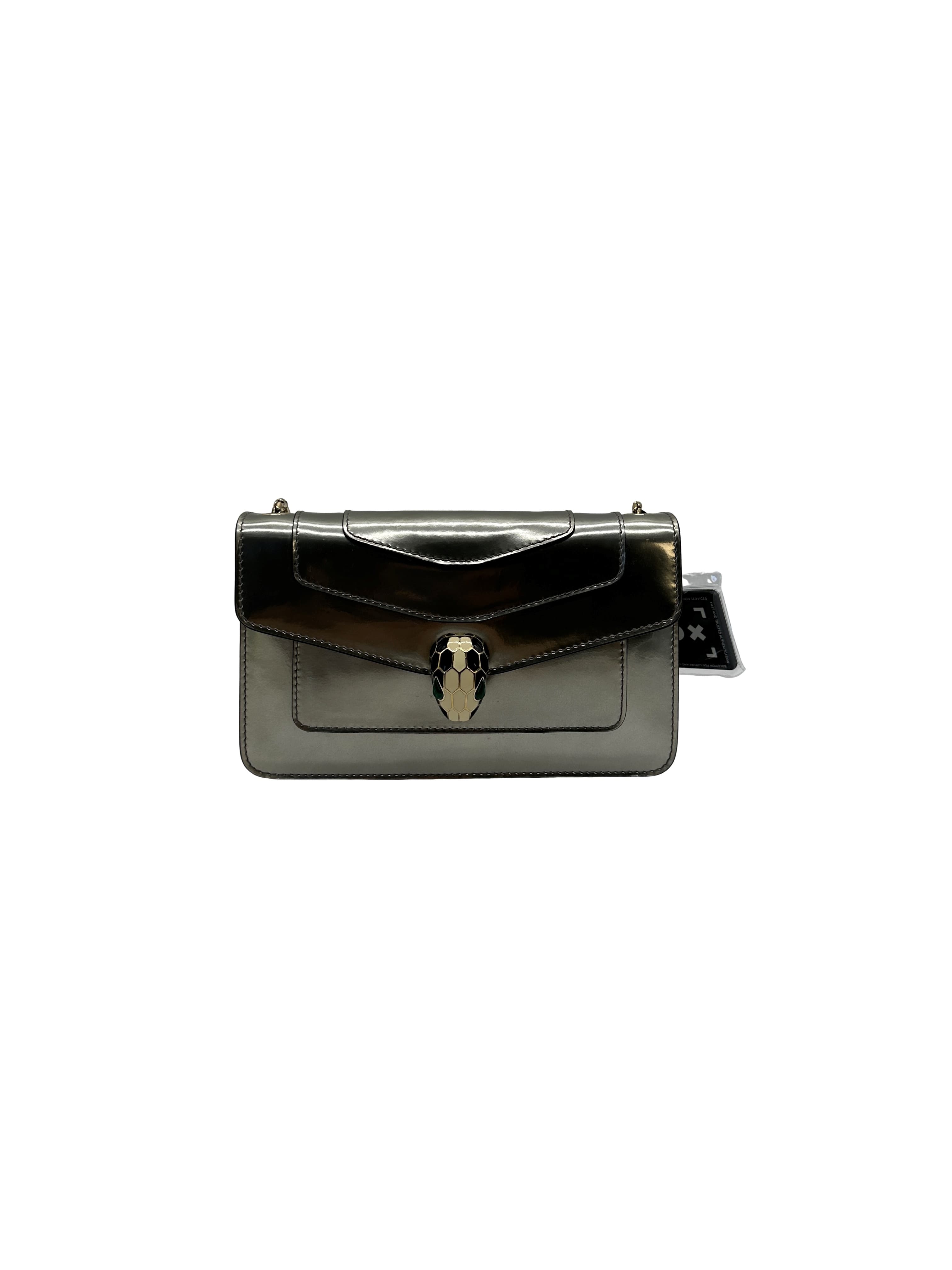 Bvlgari Patent Leather Crossbody Bag