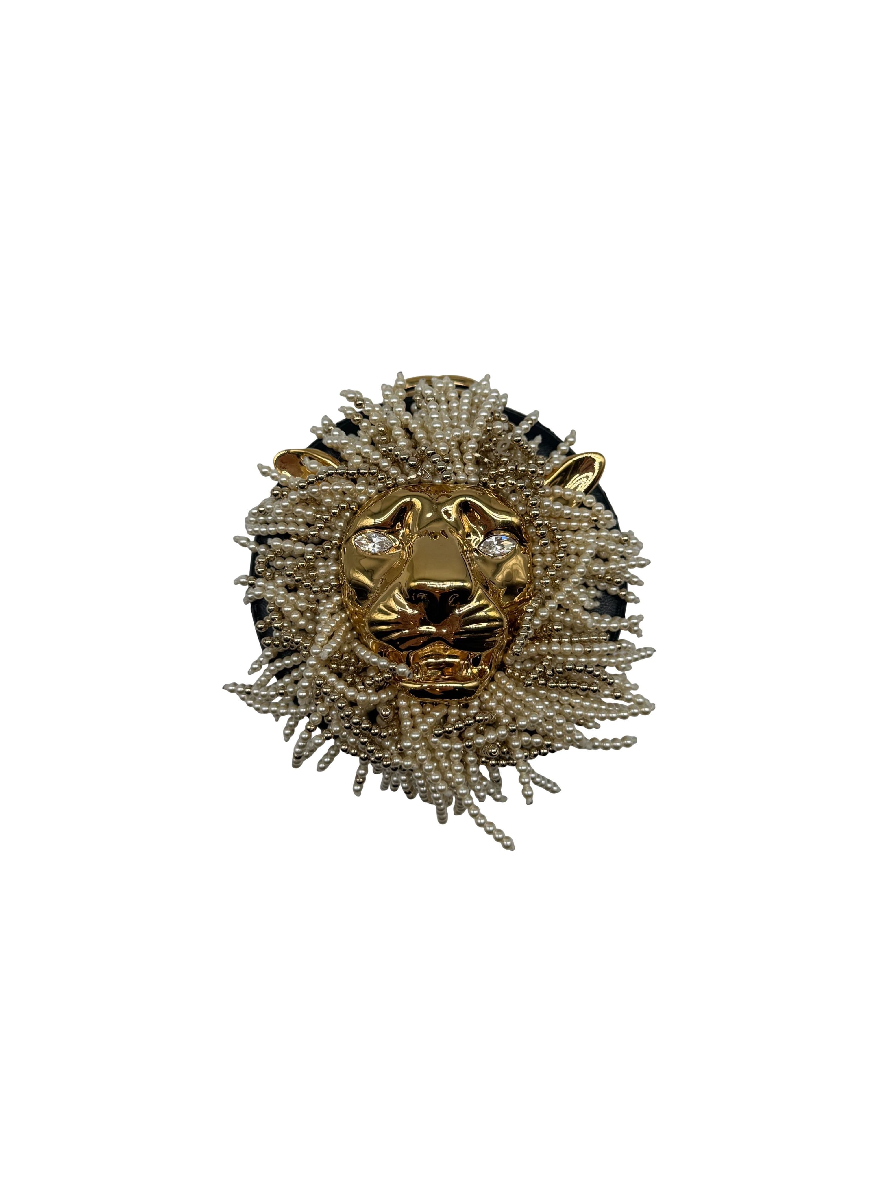 CHANEL 23a Mini lion-head Embellished cross-body