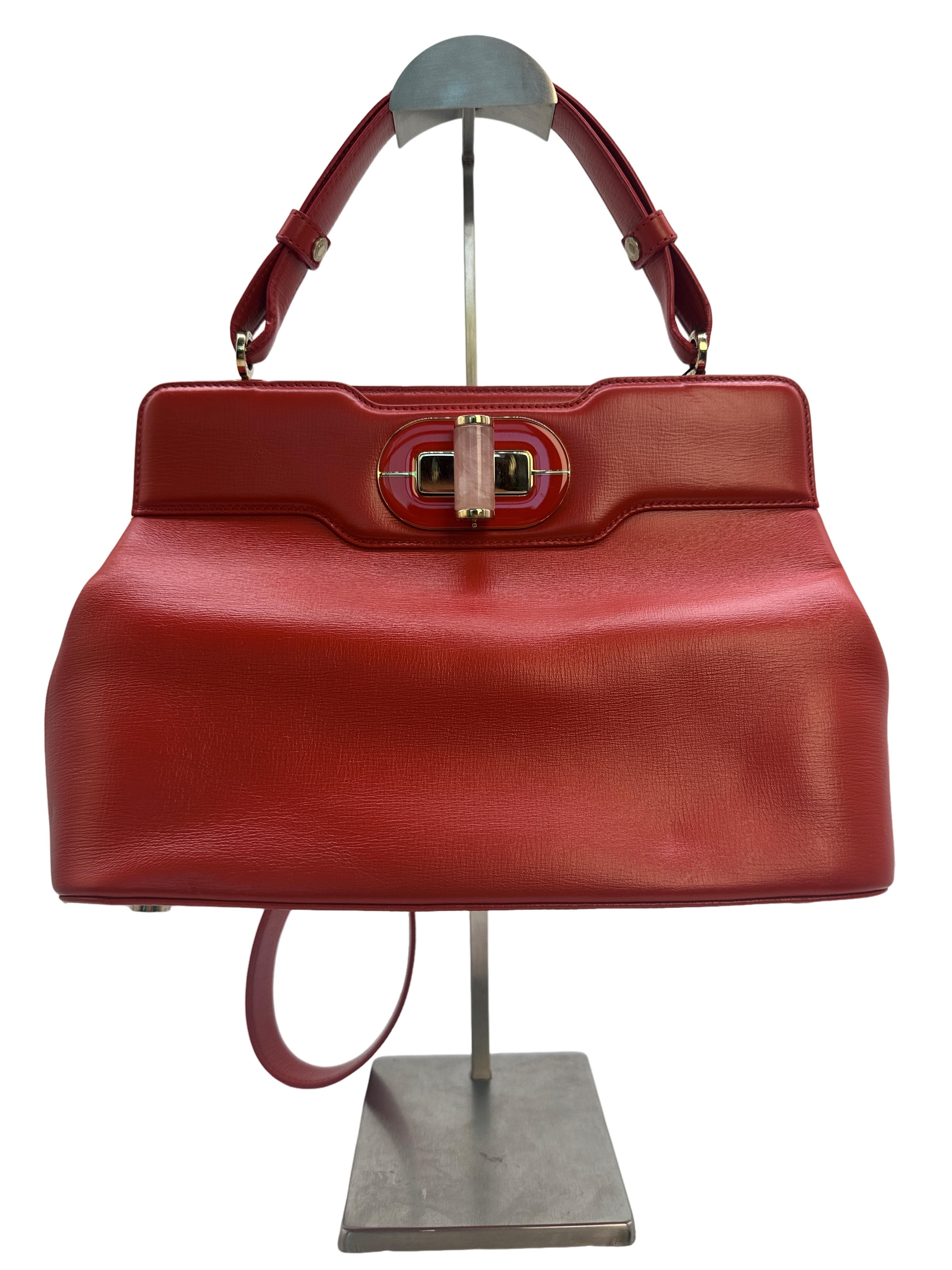 BVLGARI Isabella Rossellini Top Handle Tote Bag