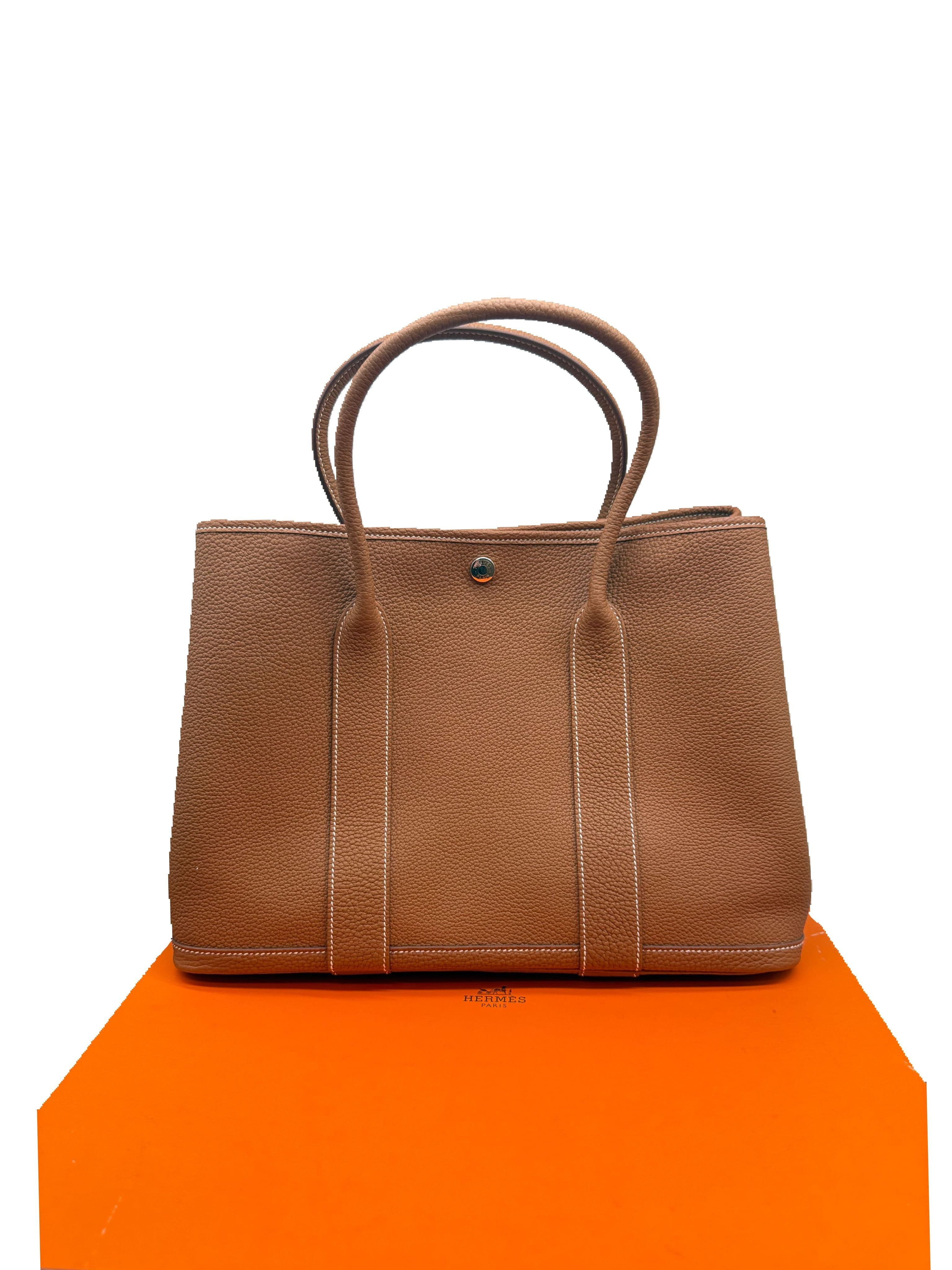 Hermes Garden Party 30 Leather Tote