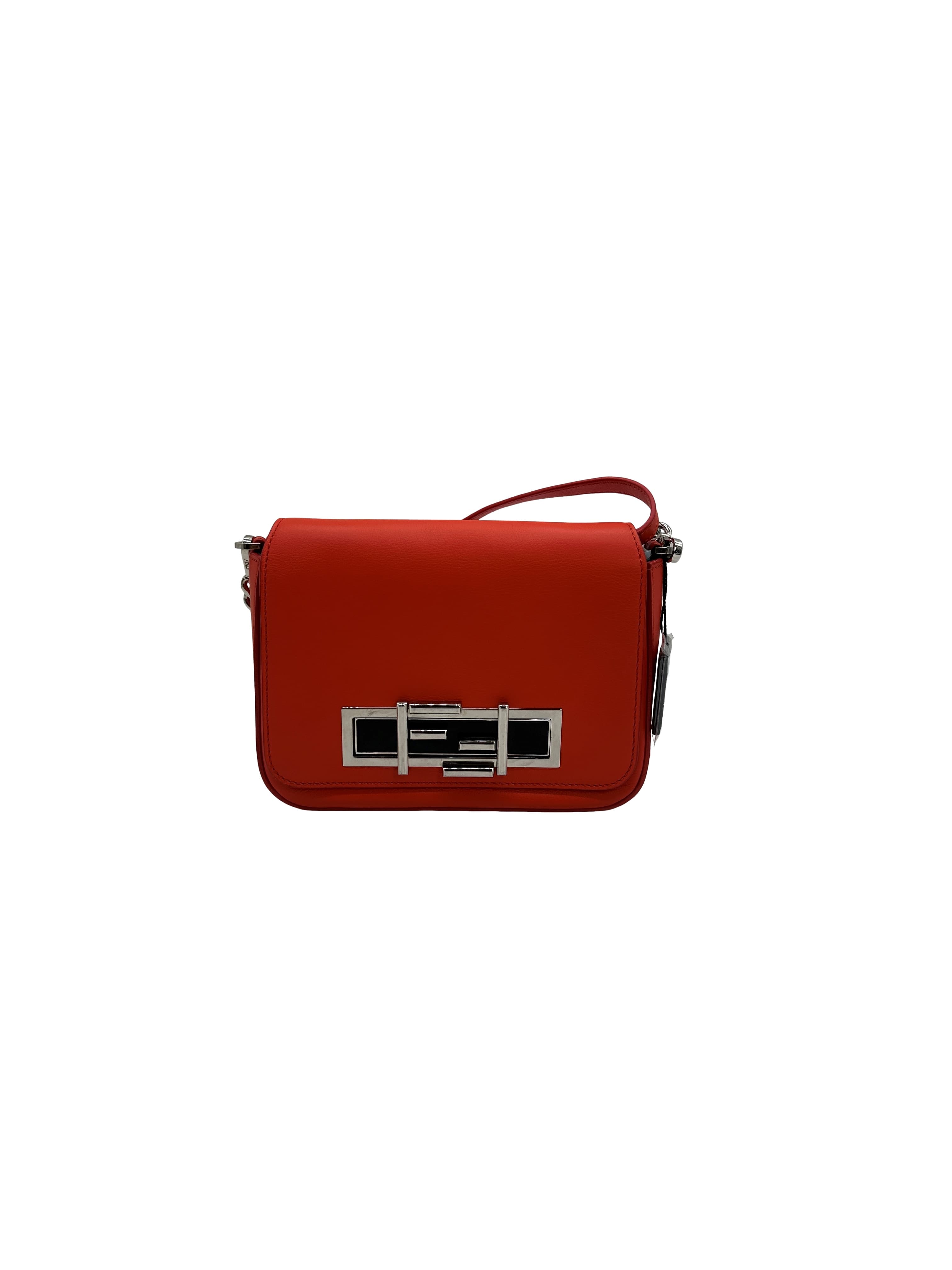 Fendi Vitello Dolce Bi-Color 3Baguette Shoulder Bag