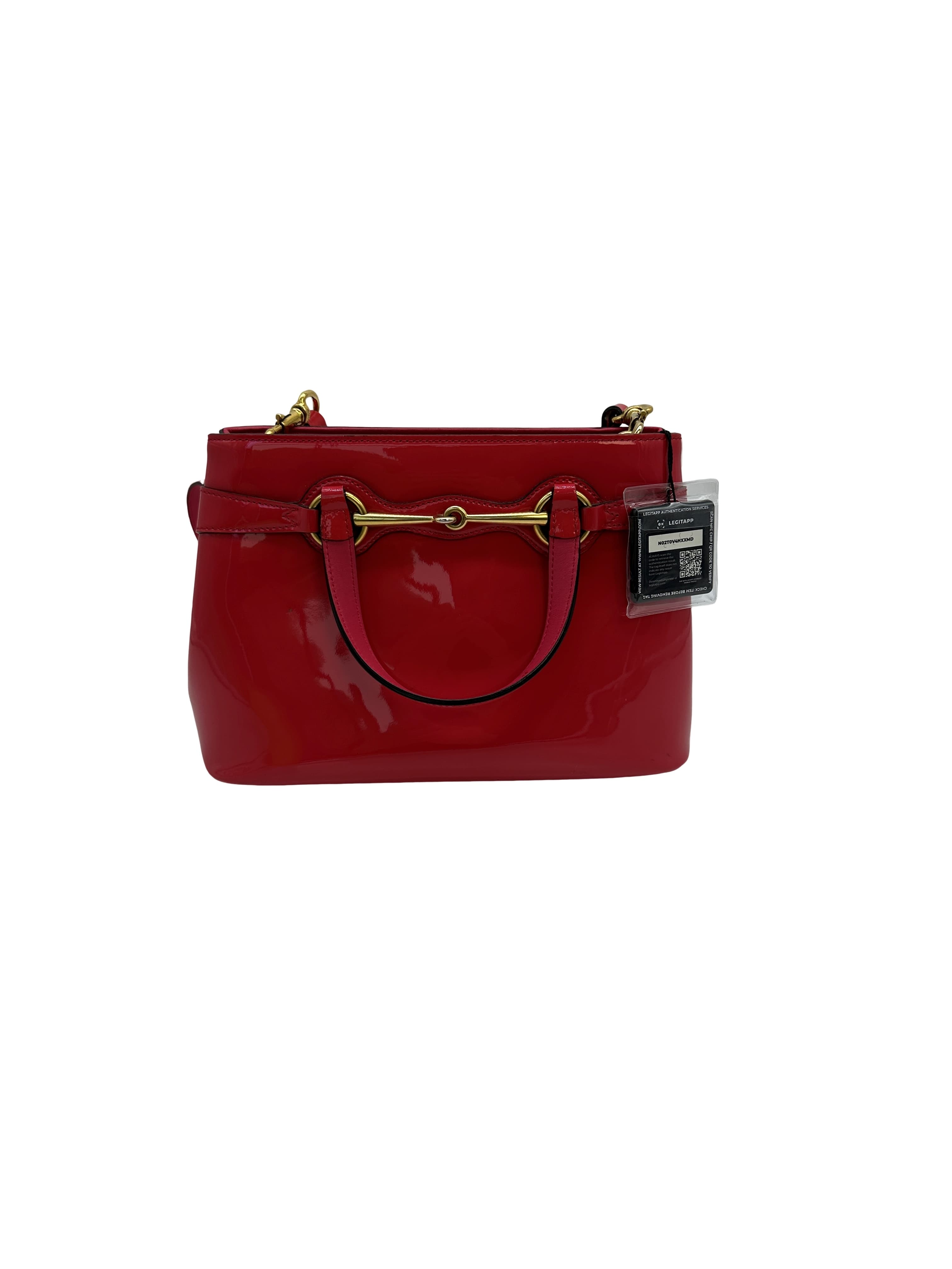 Gucci Red Patent Leather Bag