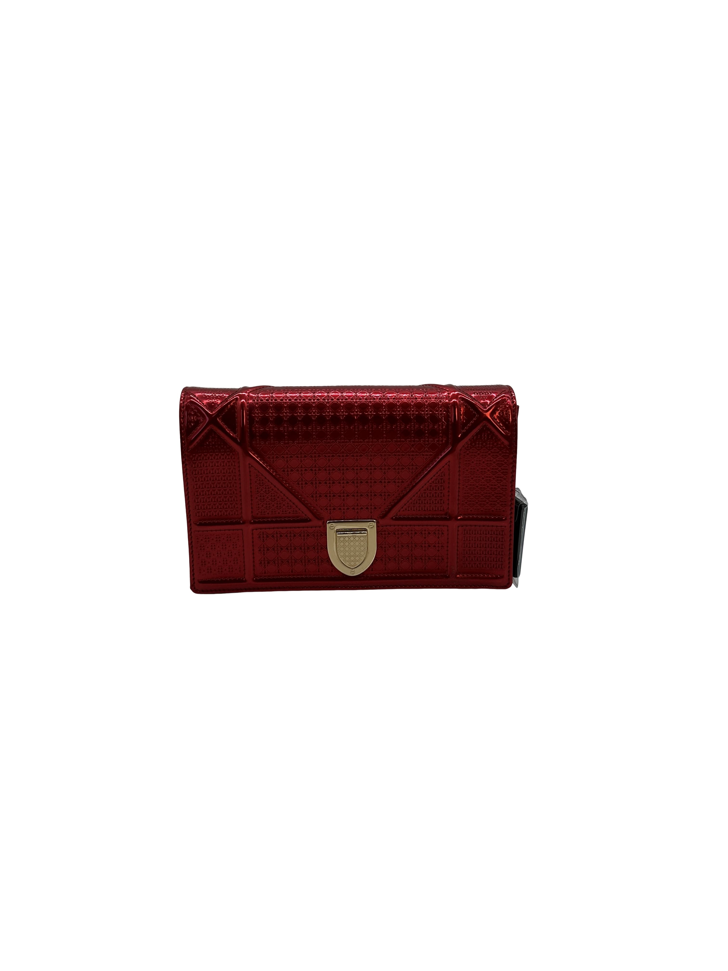 Christian Dior Patent Leather Compact Wallet