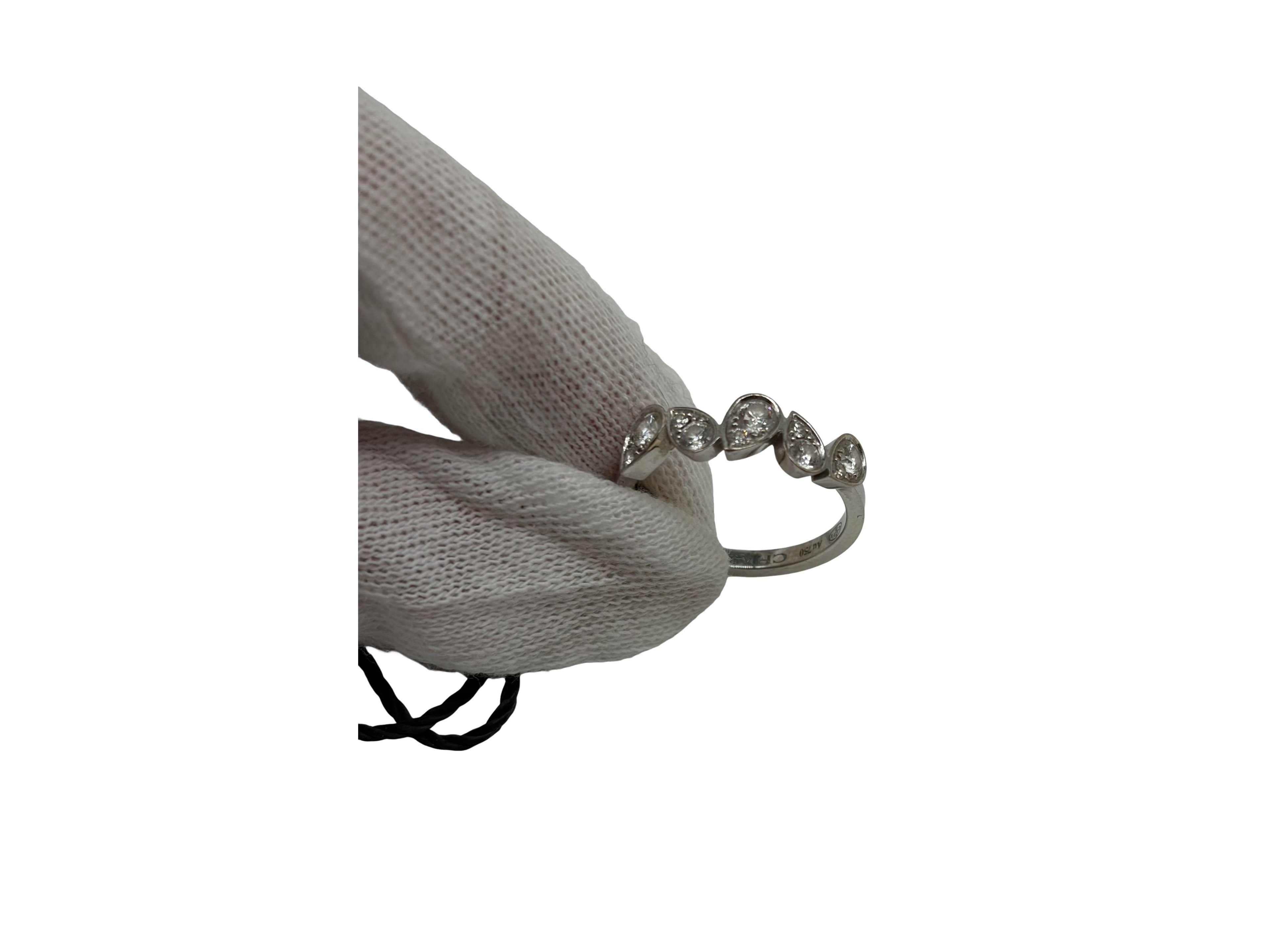 Chaumet Joséphine Ronde d'Aigrettes 18k white gold ring