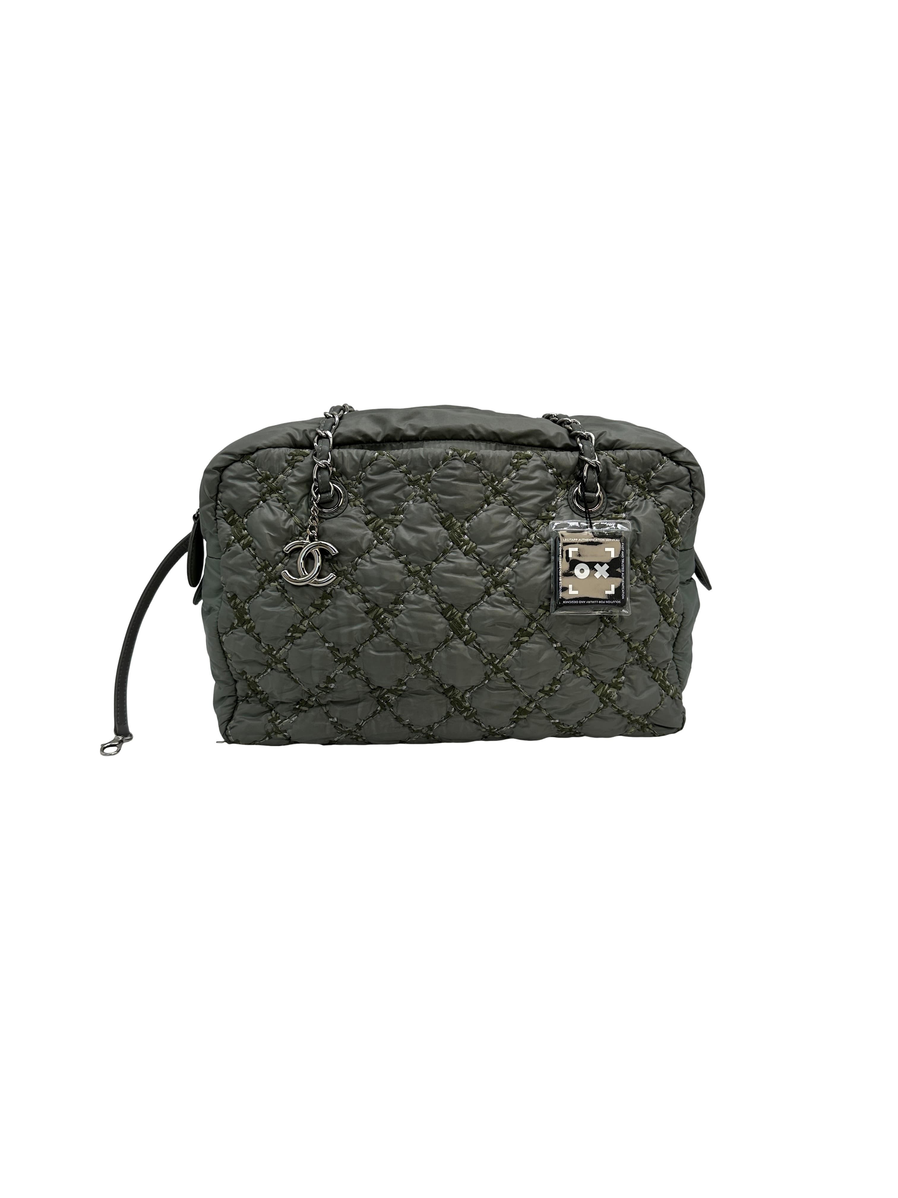 Chanel Tweed On Stitch Bowler Bag