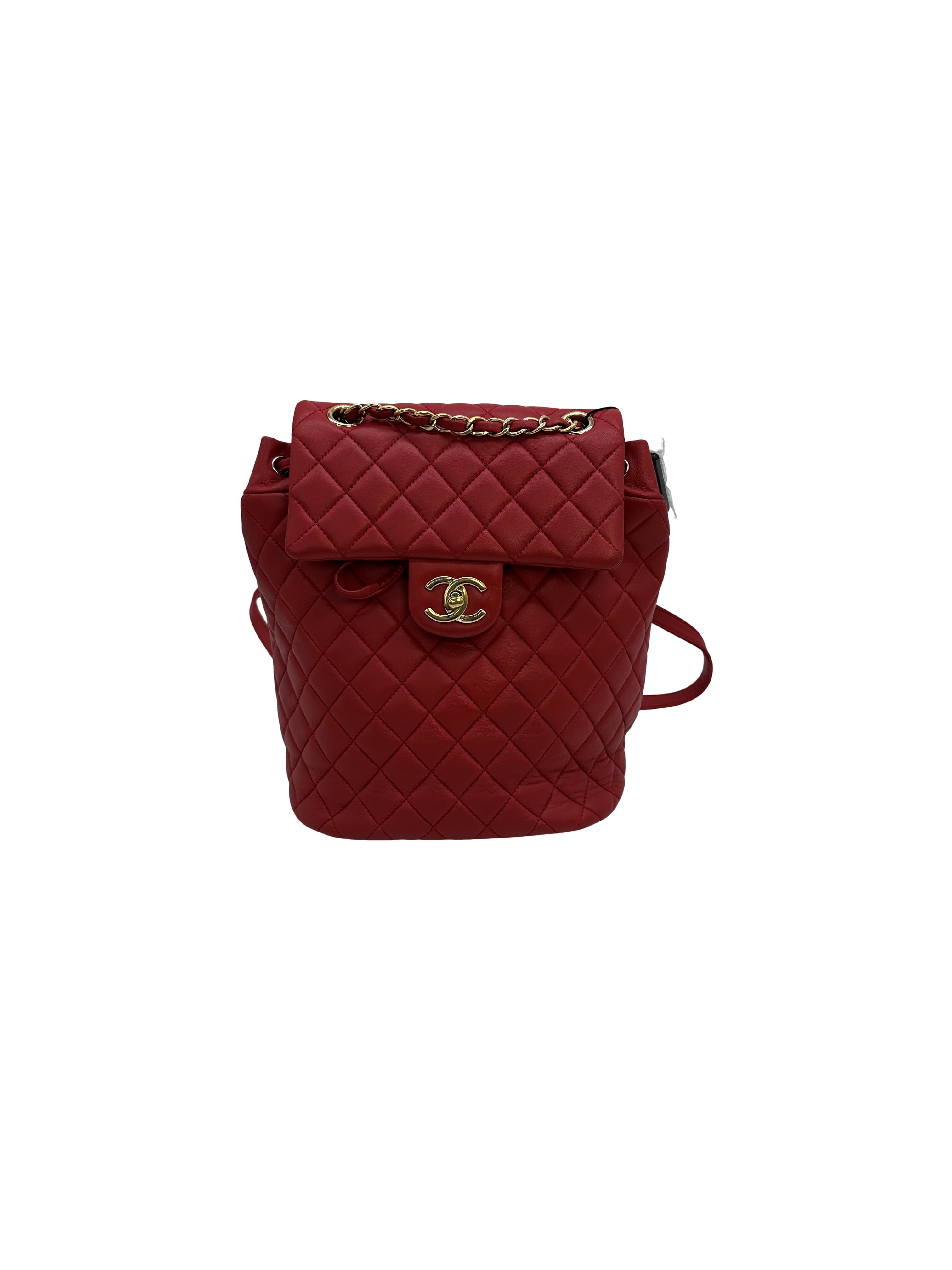 Chanel Red Urban Spirit Backpack