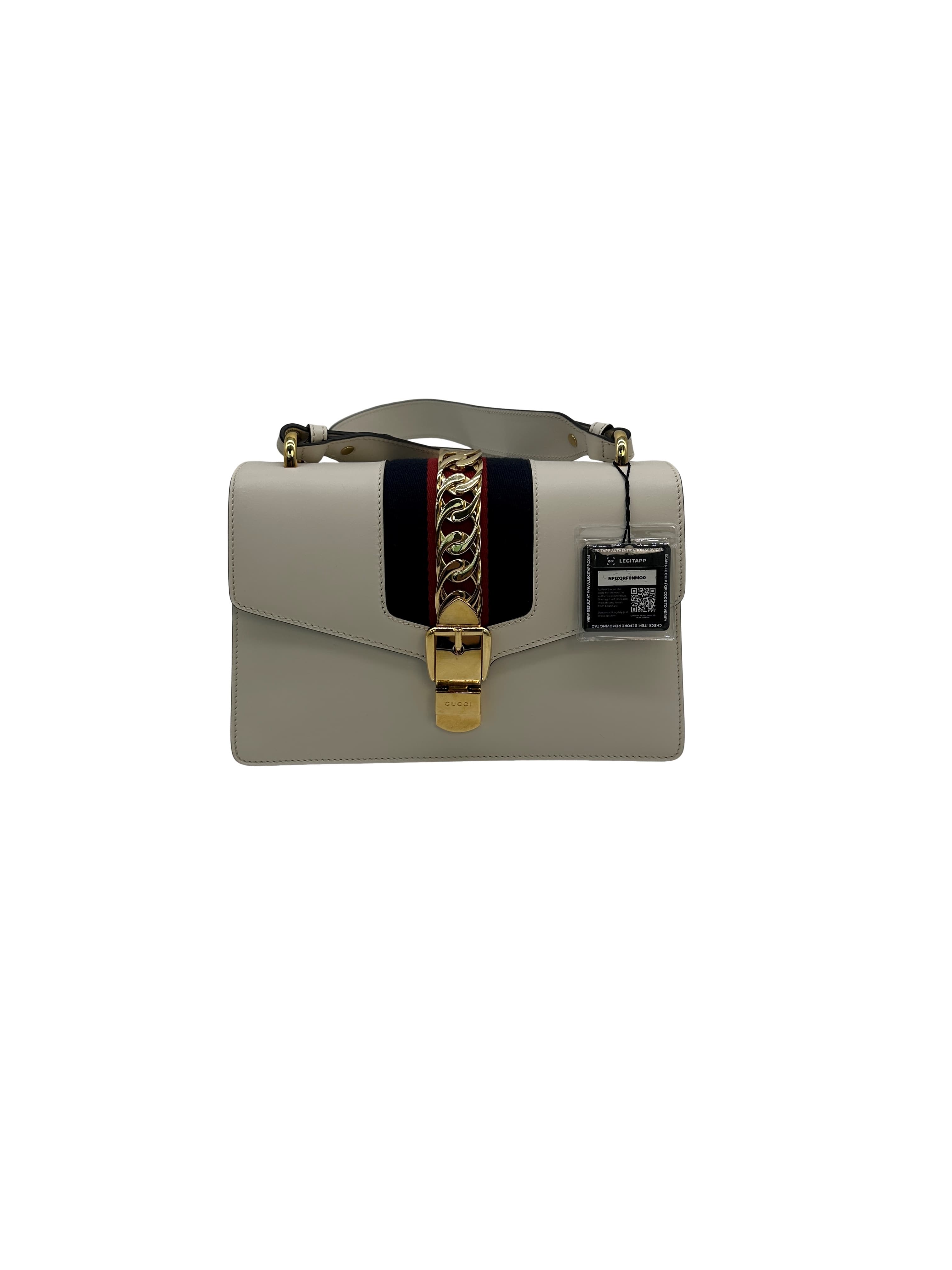Gucci Leather Sylvie Shoulder Bag Medium