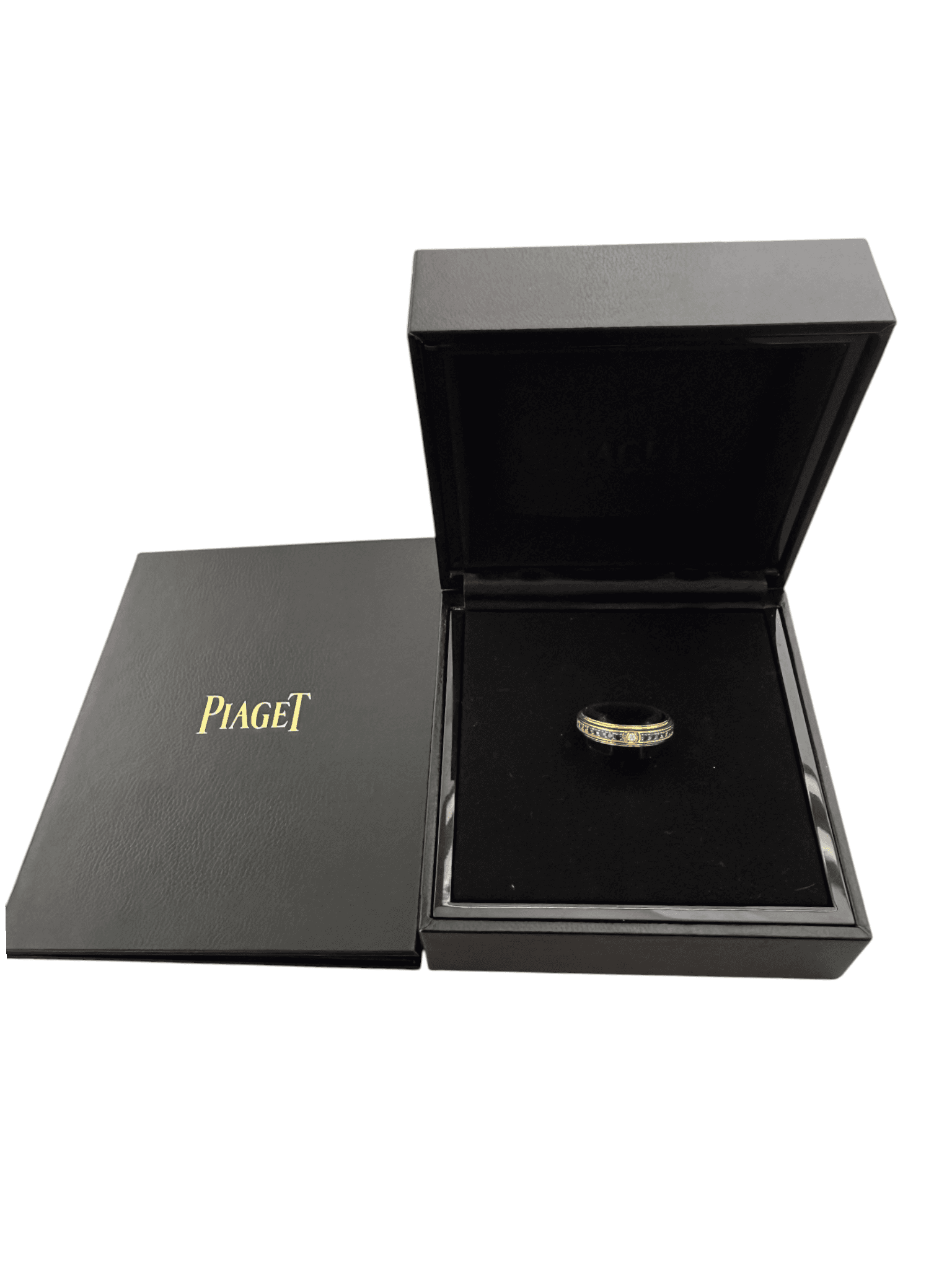 Piaget Possession 18K Yellow Gold Multi Stone Ring Size 54