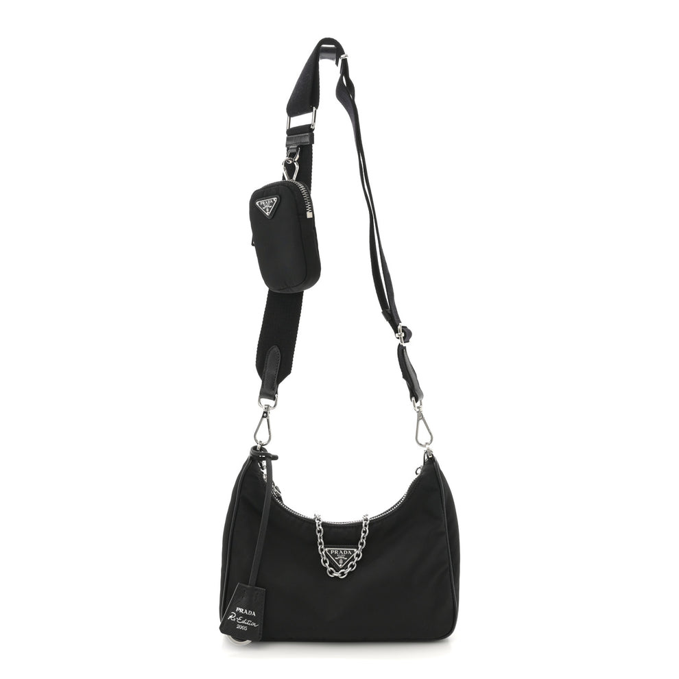 Nylon Re-Edition 2005 Shoulder Bag Black