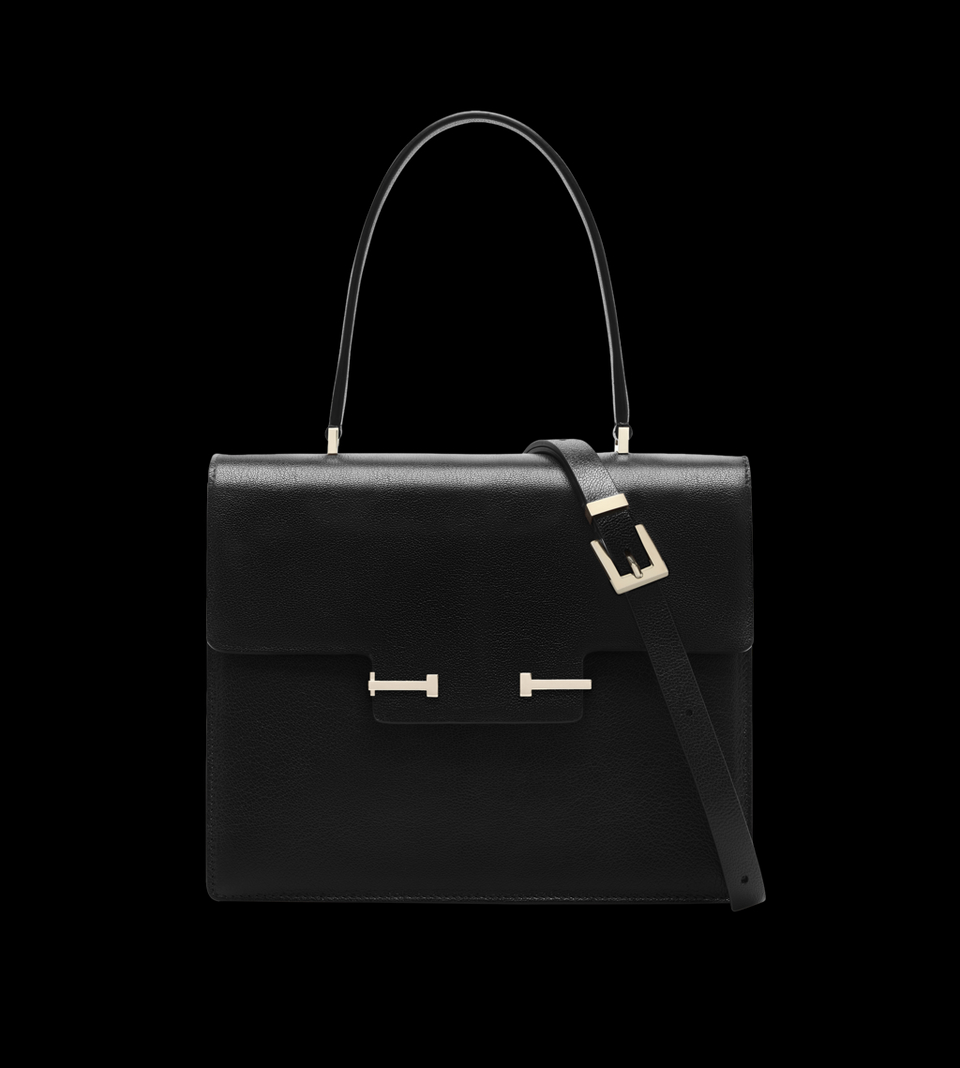 SUPPLE GRAIN LEATHER AUBE SMALL TOP HANDLE