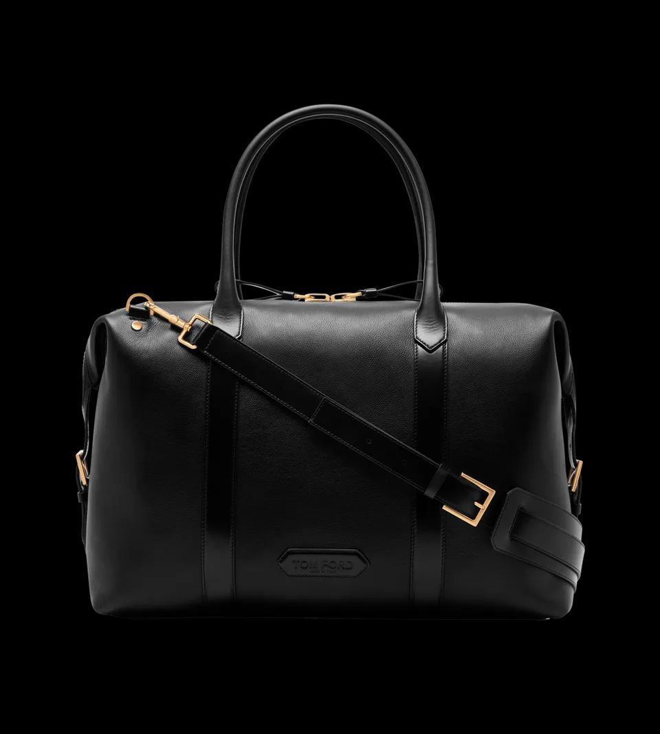 SMOOTH LEATHER SIDE BUCKLE HOLDALL