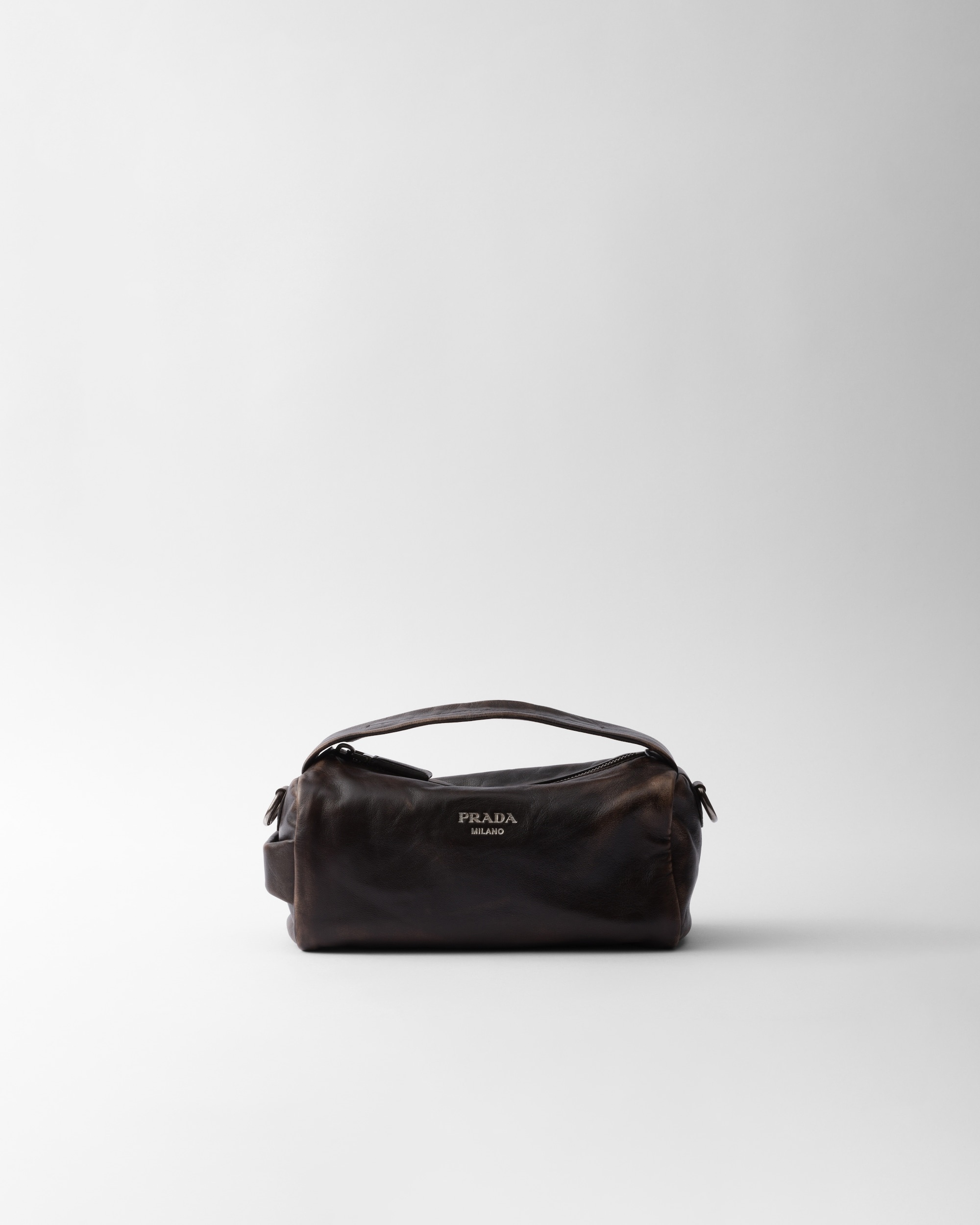 Nappa leather shoulder bag