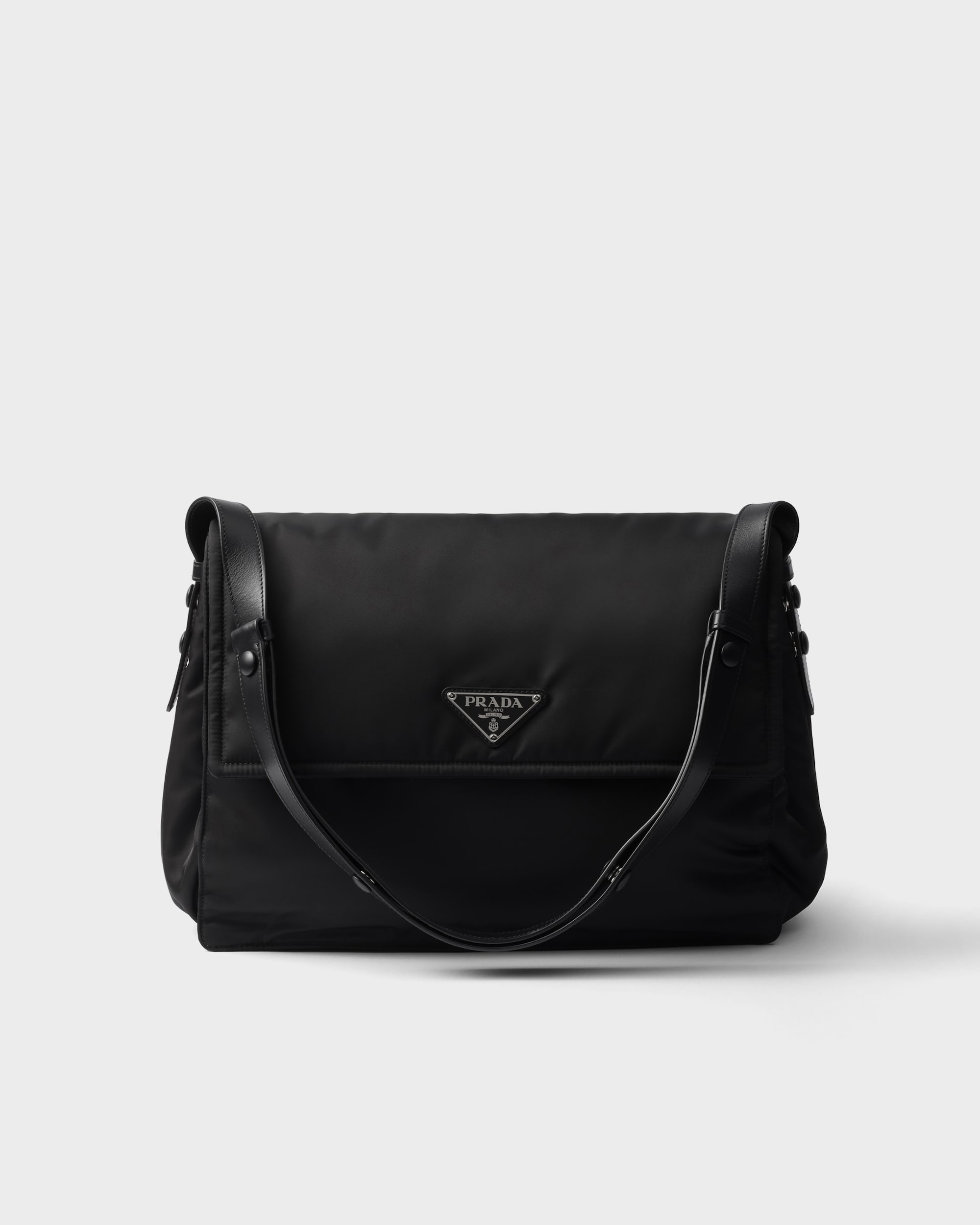 Prada Traveller large padded Re-Nylon shoulder bag
