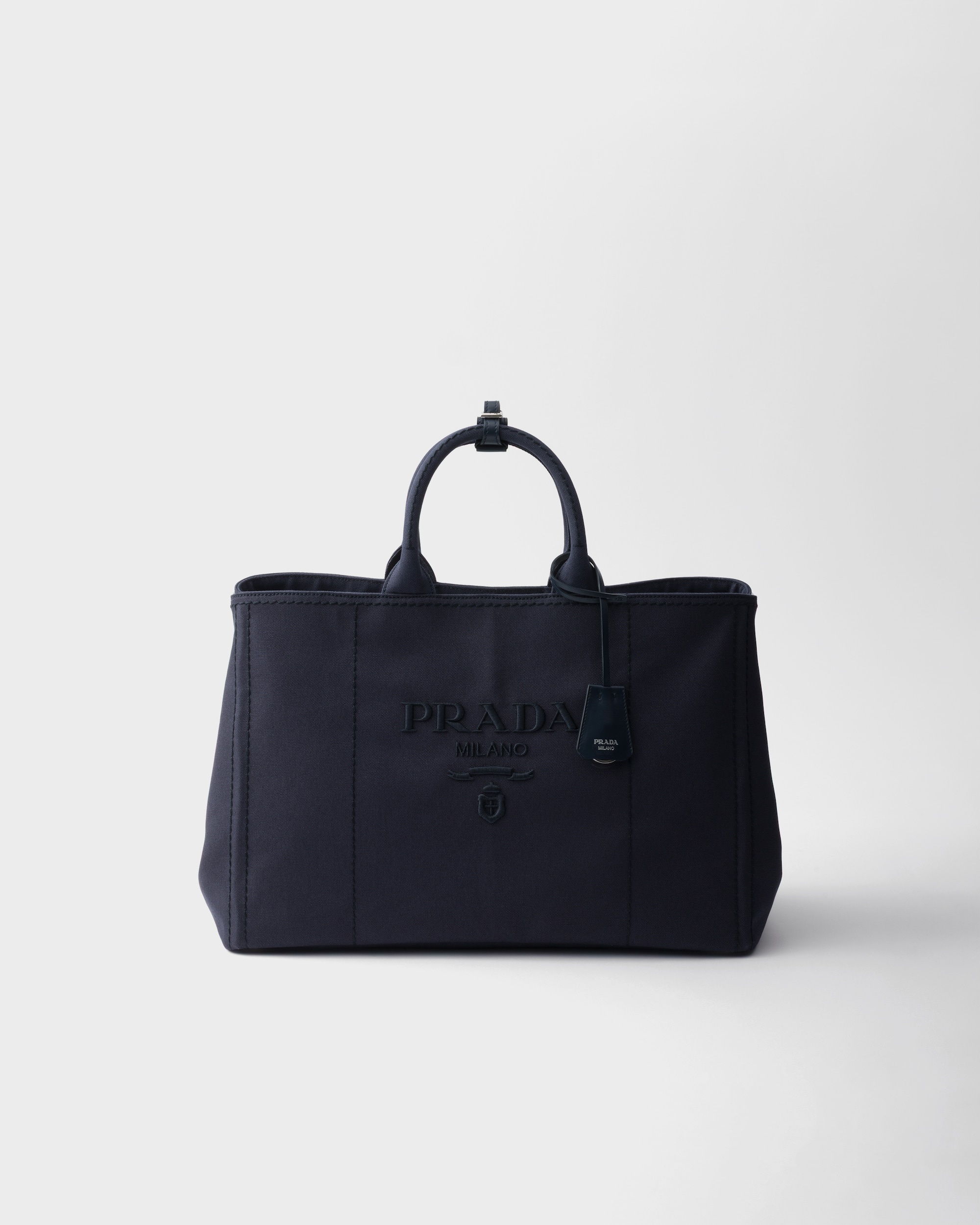 Prada Jardinière extra-large cotton canvas tote bag