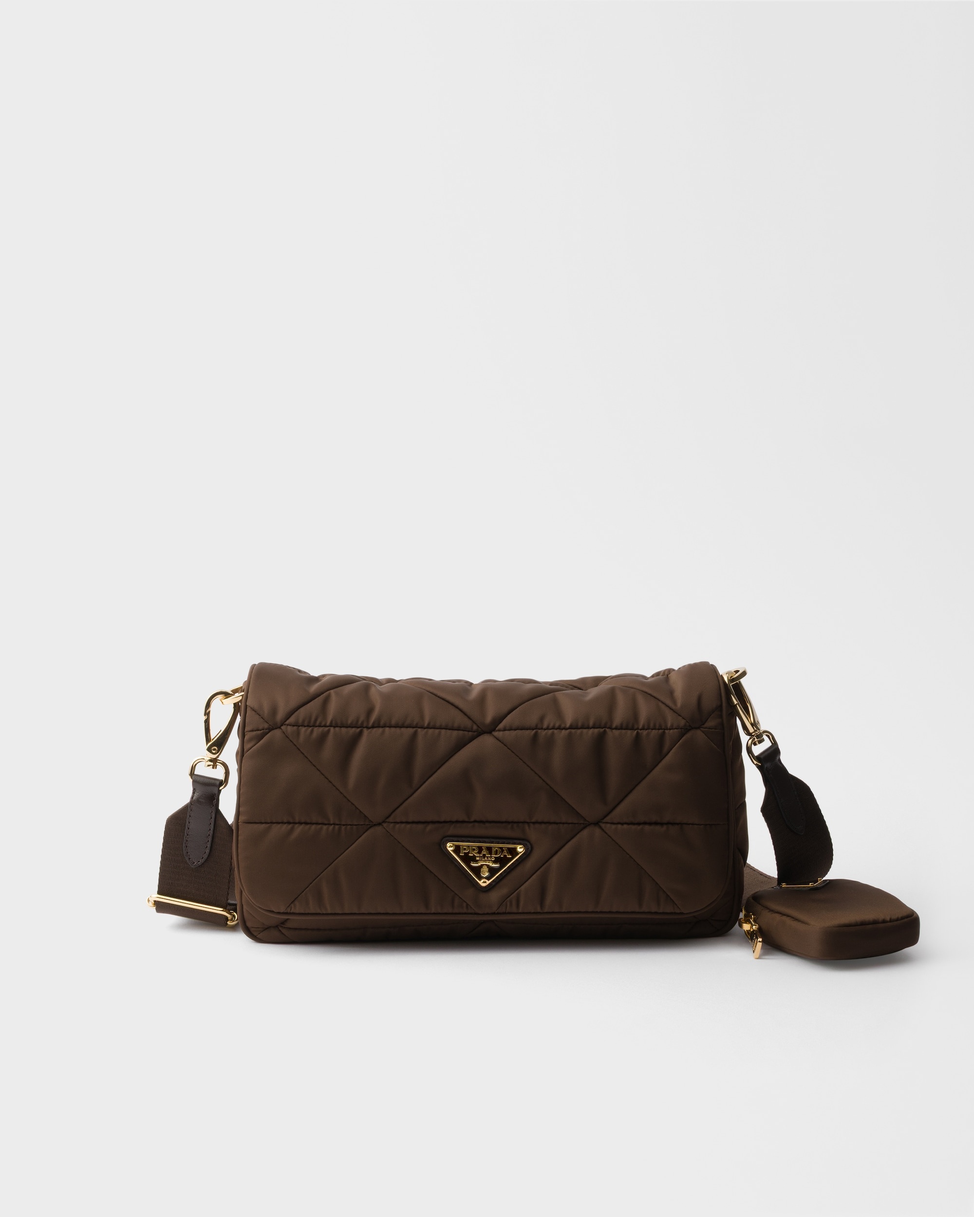 Padded Re-Nylon shoulder bag