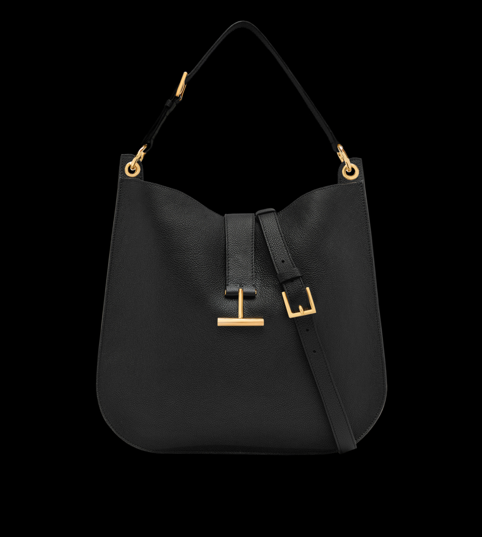 GRAIN LEATHER TARA LARGE CROSSBODY