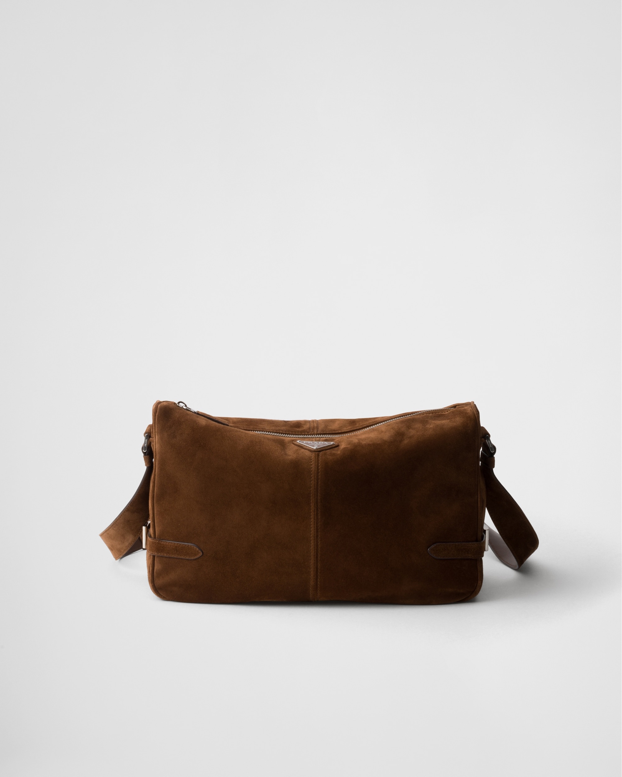 Suede shoulder bag