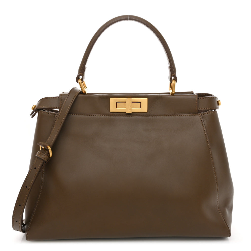 Vitello Morgan Snakeskin Medium Peekaboo Iconic Satchel Foresta