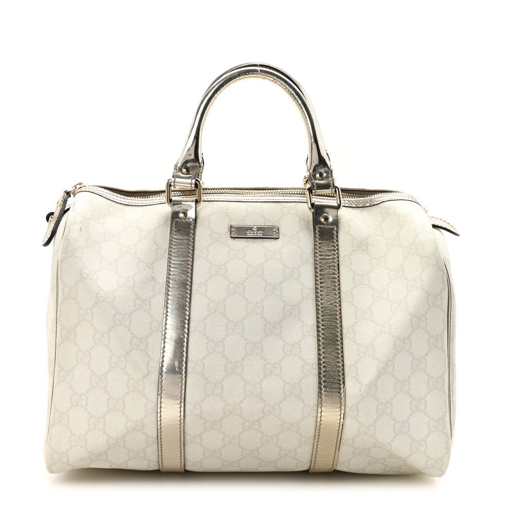 GG Plus Monogram Medium Joy Boston Metallic