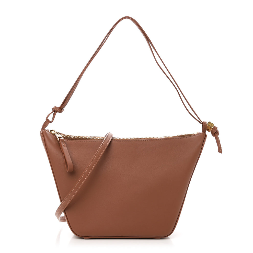 Calfskin Mini Hammock Hobo Tan