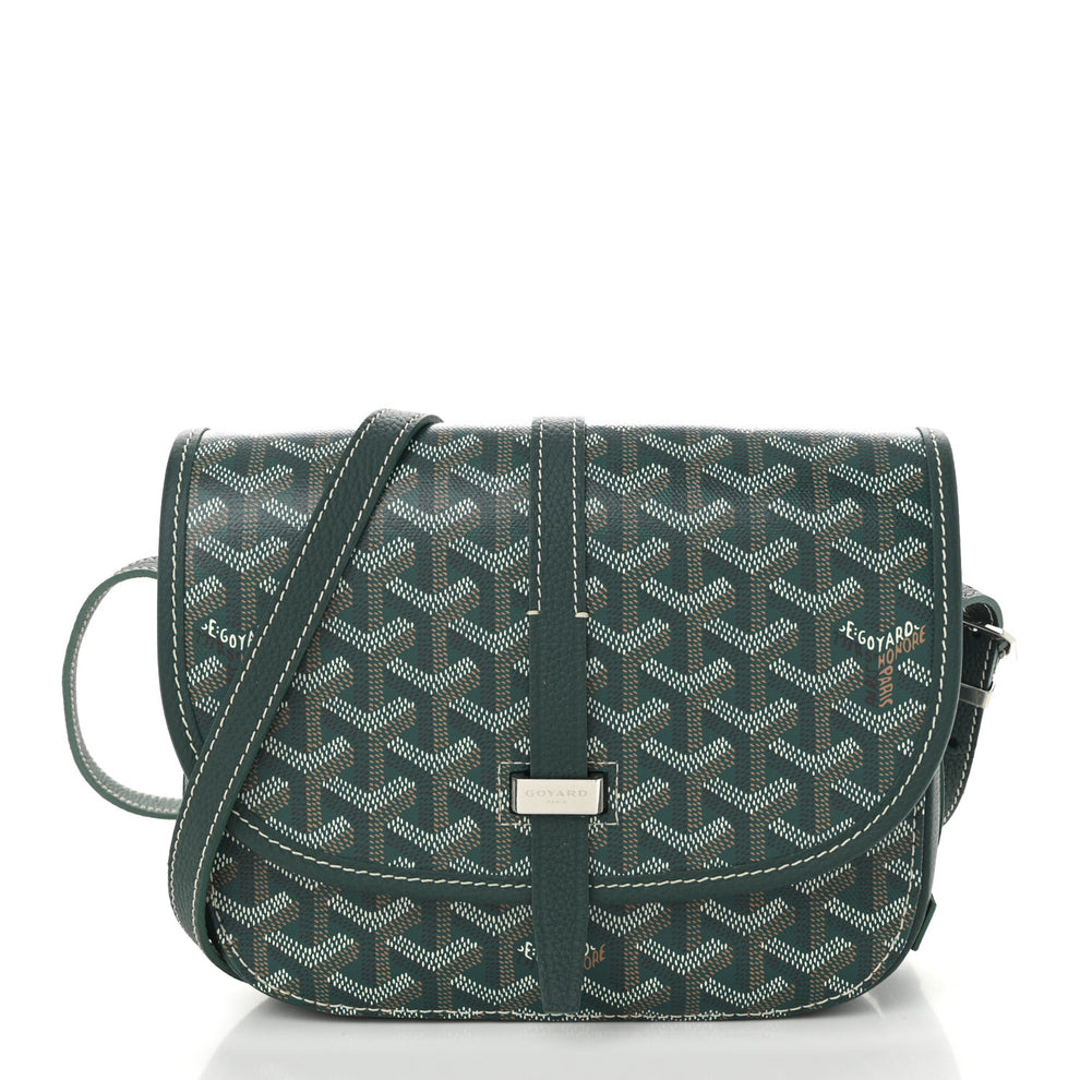 Goyardine Belvedere II PM Messenger Bag Green