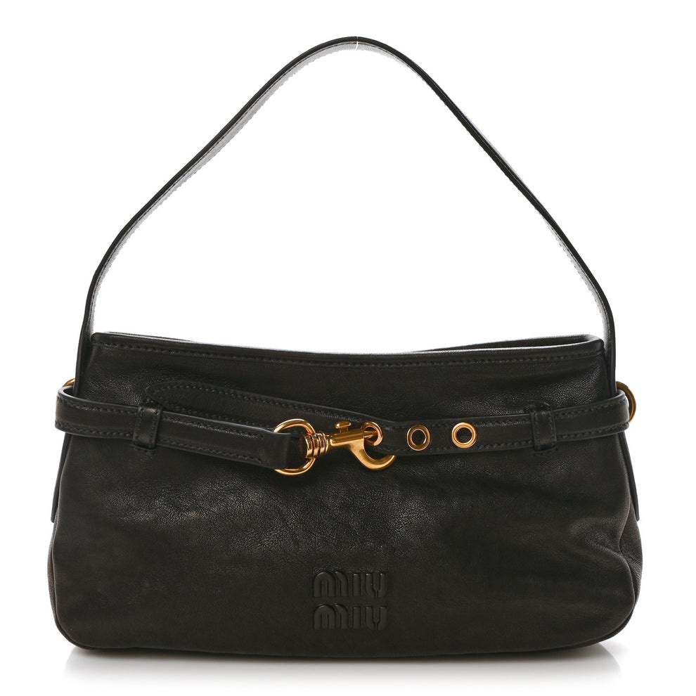 Nappa Aviator Regular Aventure Shoulder Bag Black