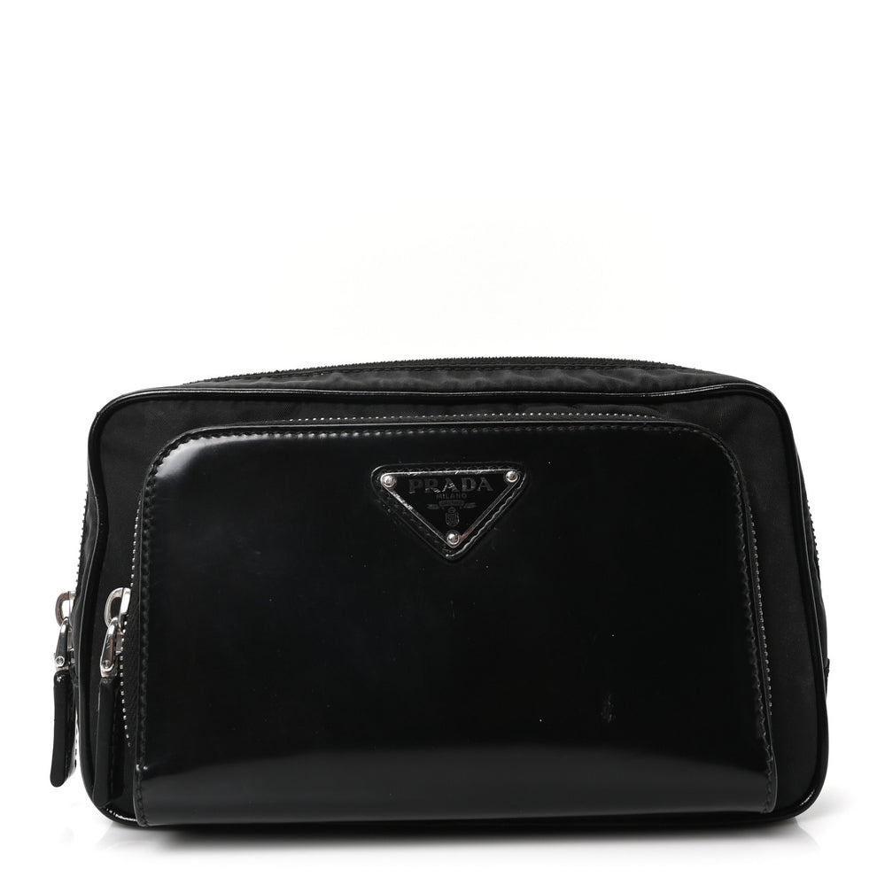Re-Nylon Spazzolato Belt Bag Black