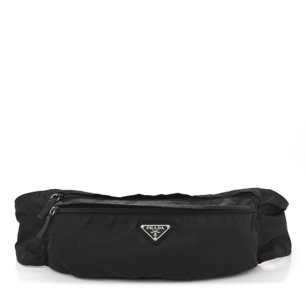 Tessuto Nylon Montagna Belt Bag Black