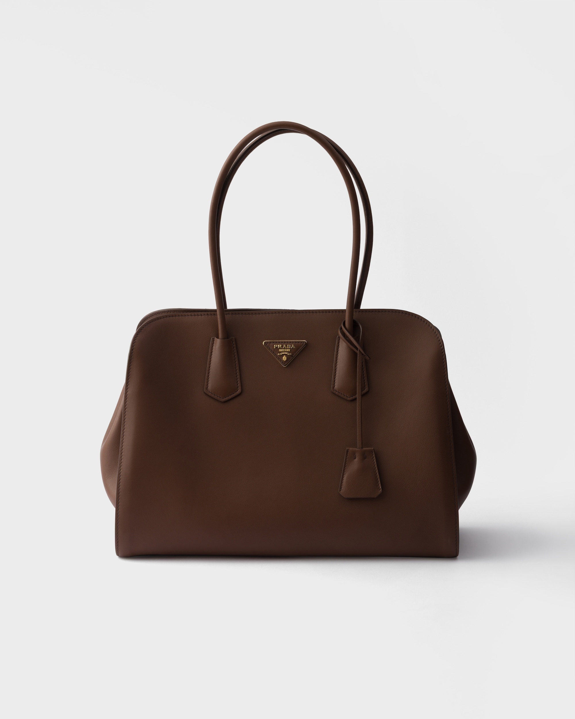 Large leather tote bag