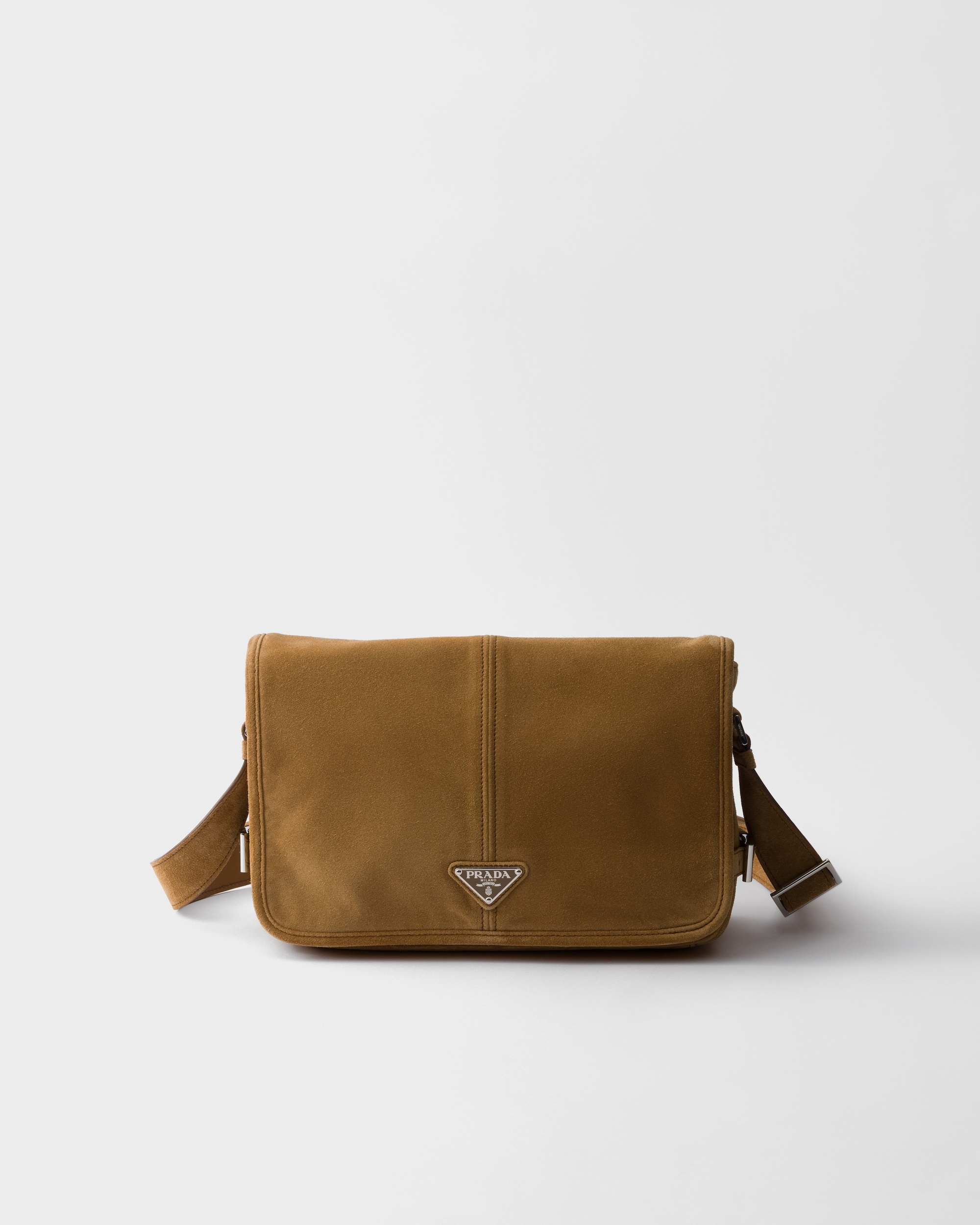 Suede shoulder bag