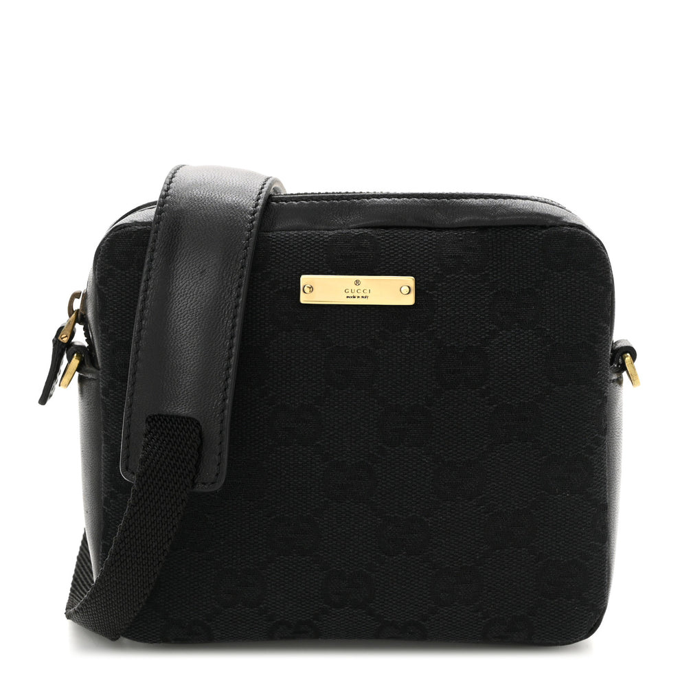 Monogram Crossbody Bag Black