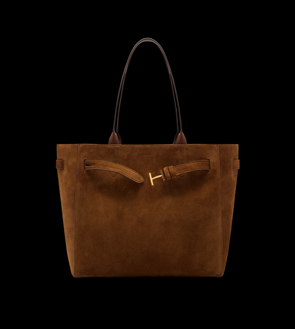 SUEDE LEATHER AUDREY MEDIUM TOTE