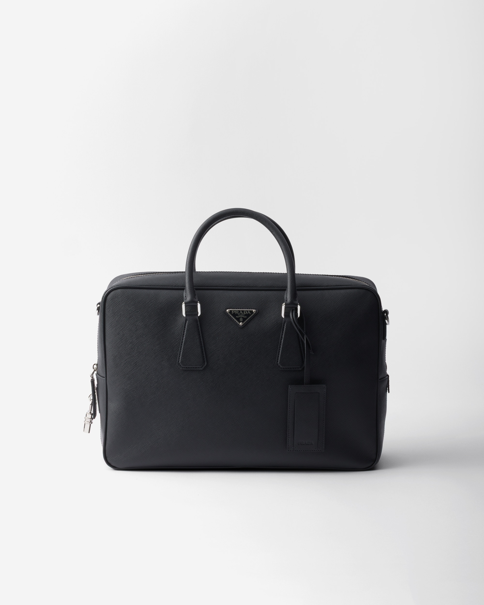 Saffiano leather work bag
