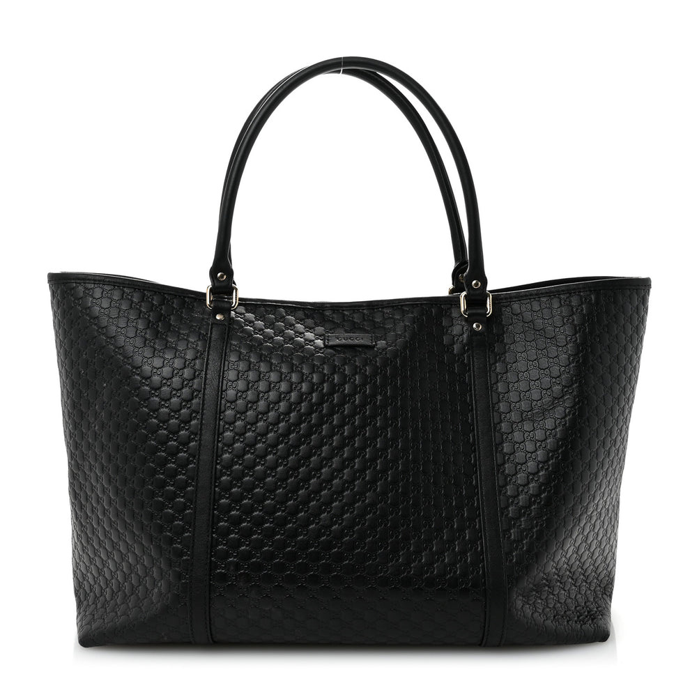 Microguccissima Large Joy Tote Black