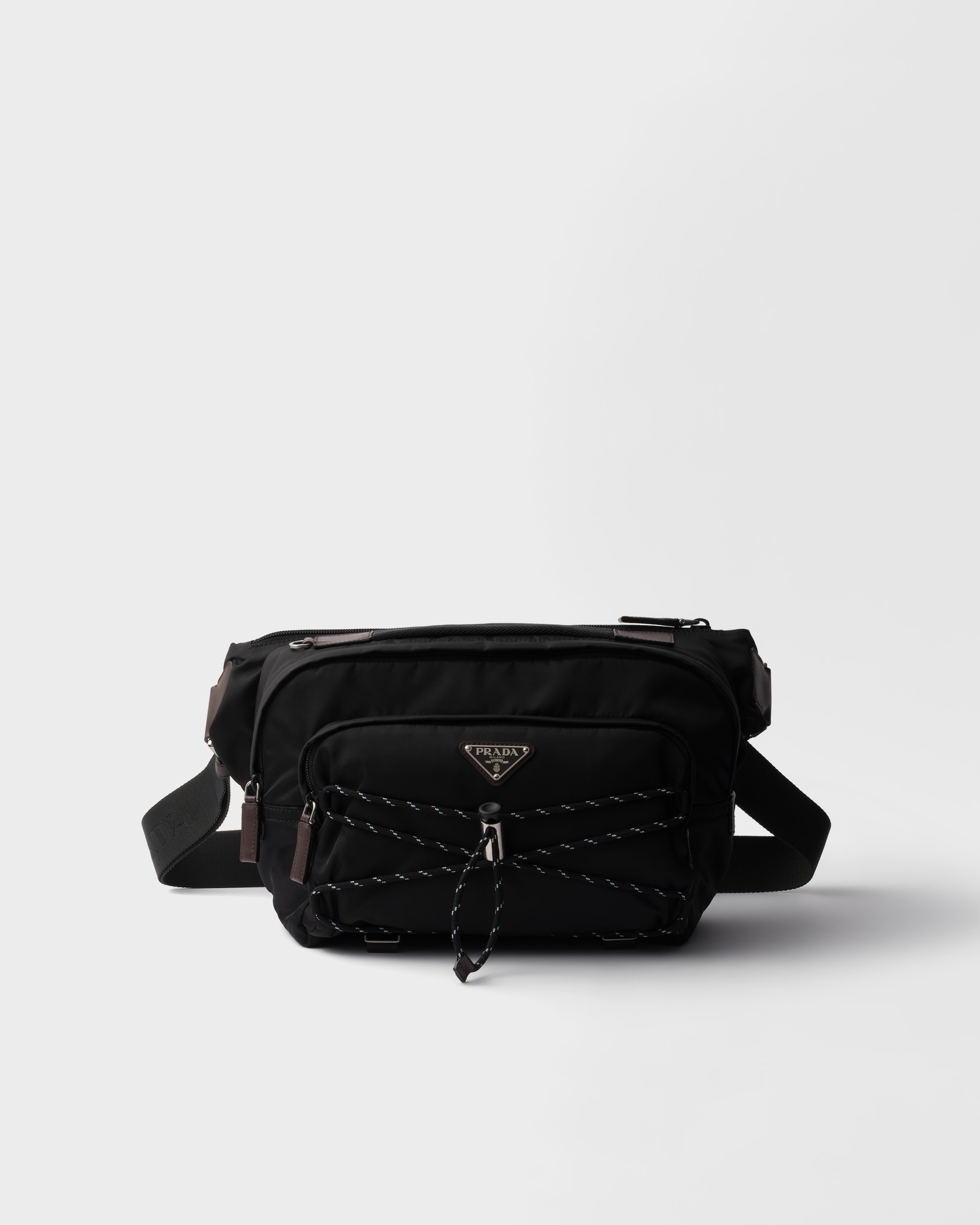 Prada Speedrock Re-Nylon and leather shoulder bag