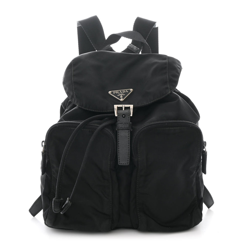 Tessuto Nylon Vela Small Backpack Black