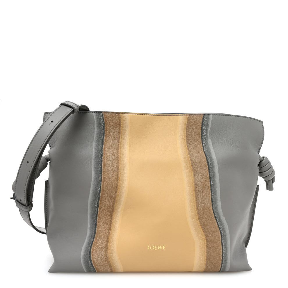 Nappa Medium Flamenco Landscape Knot Clutch