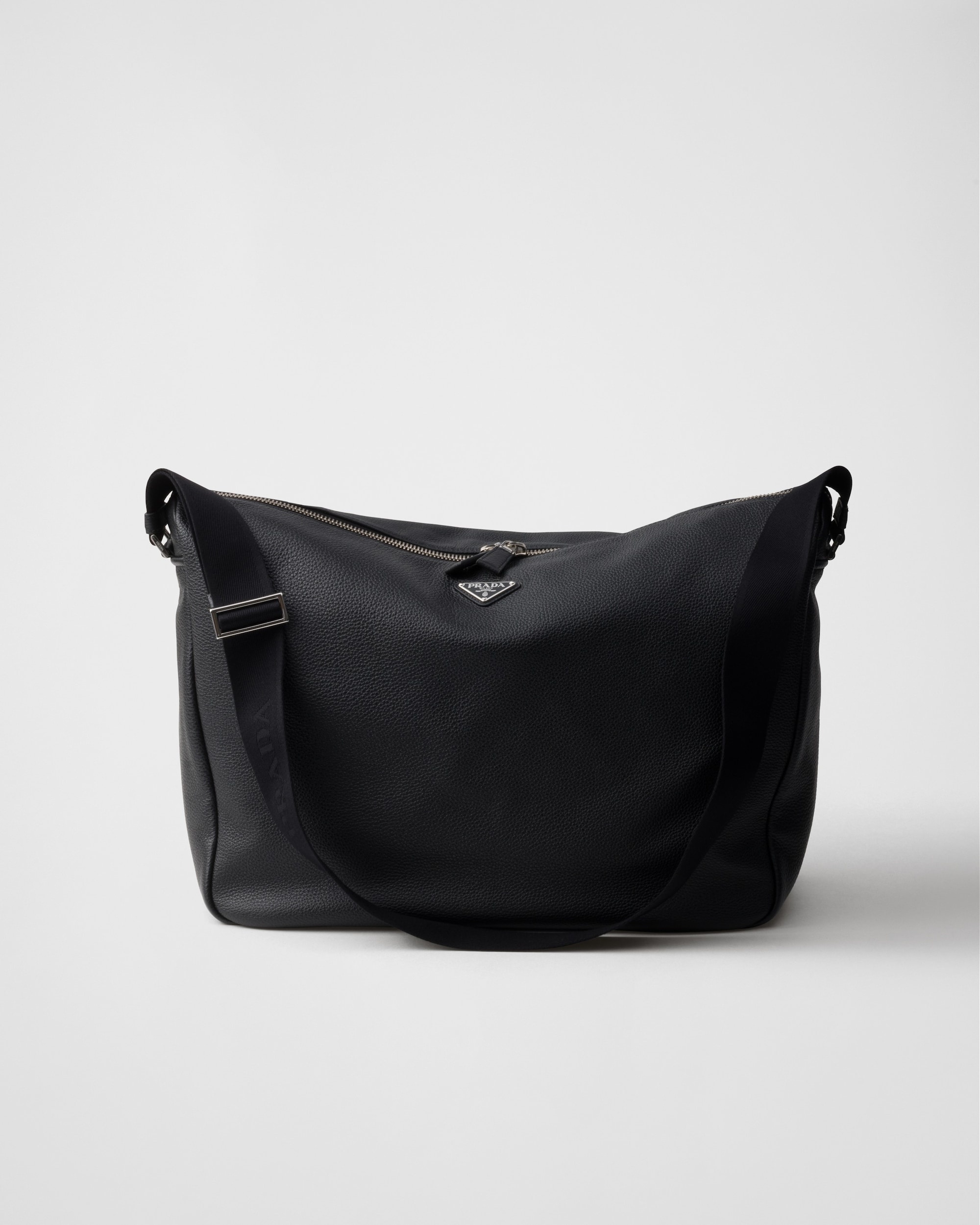 Large leather shoulder bag