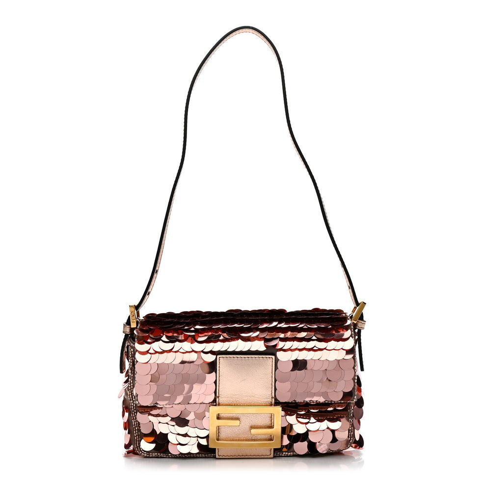 Satin Paillettes Catalan Mirror Mini Baguette 1997 Antico Rame