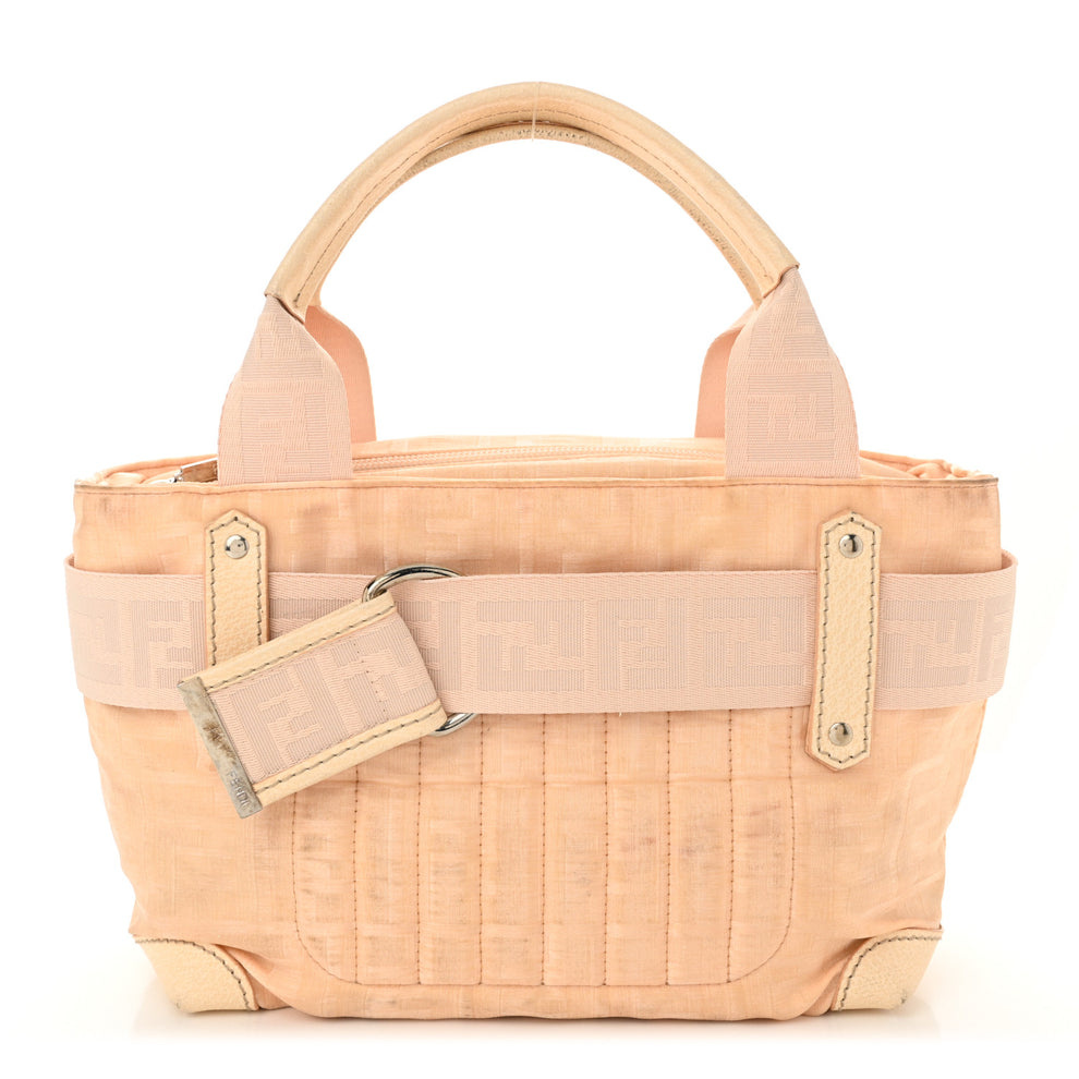 Zucca Cinghiale Medium Zip Code Shopping Tote Beige