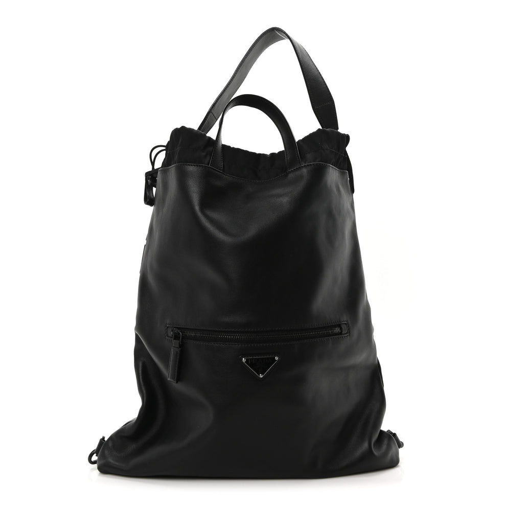 Grace Lux Drawstring Backpack Black