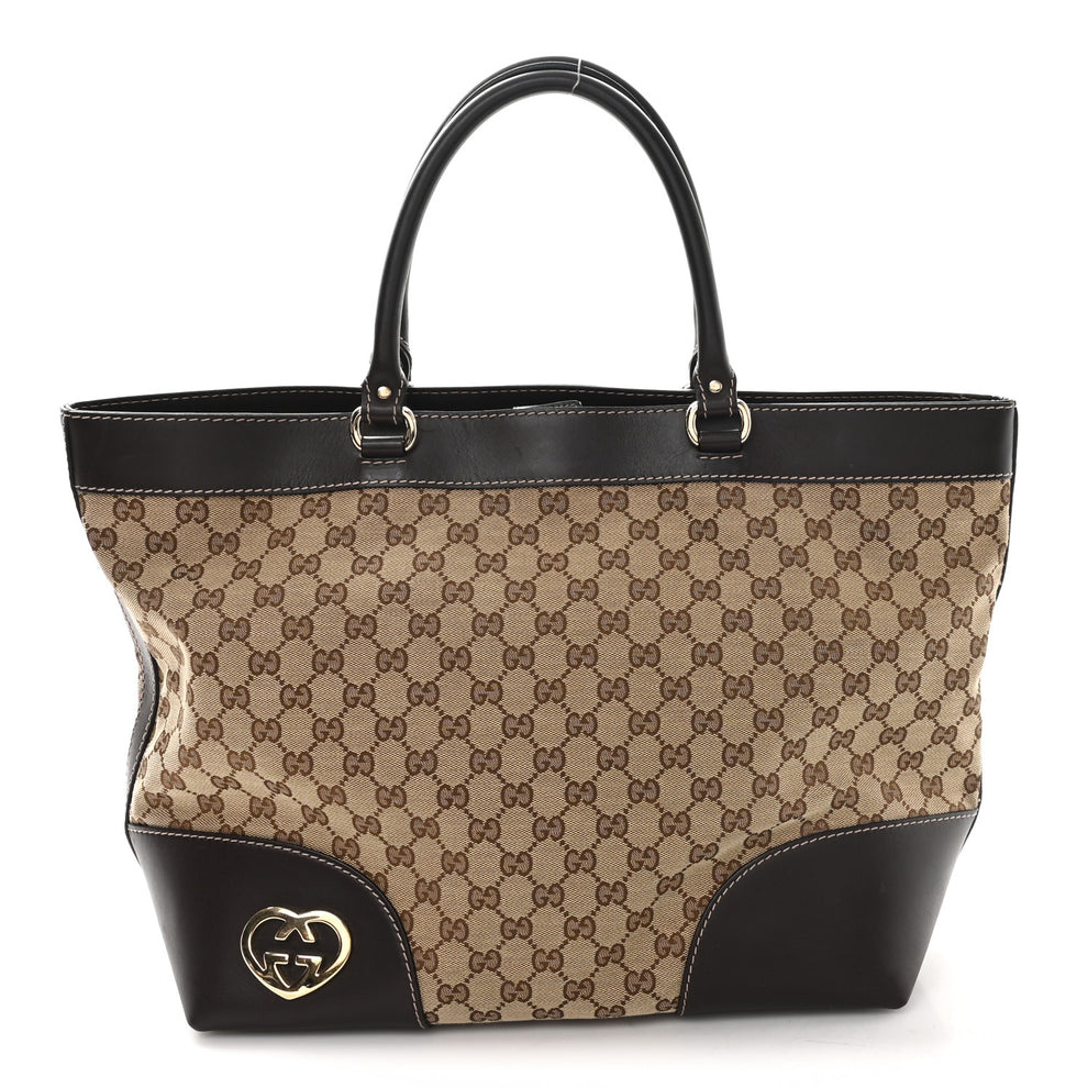 Monogram Lovely Heart Top Handle Dark Brown