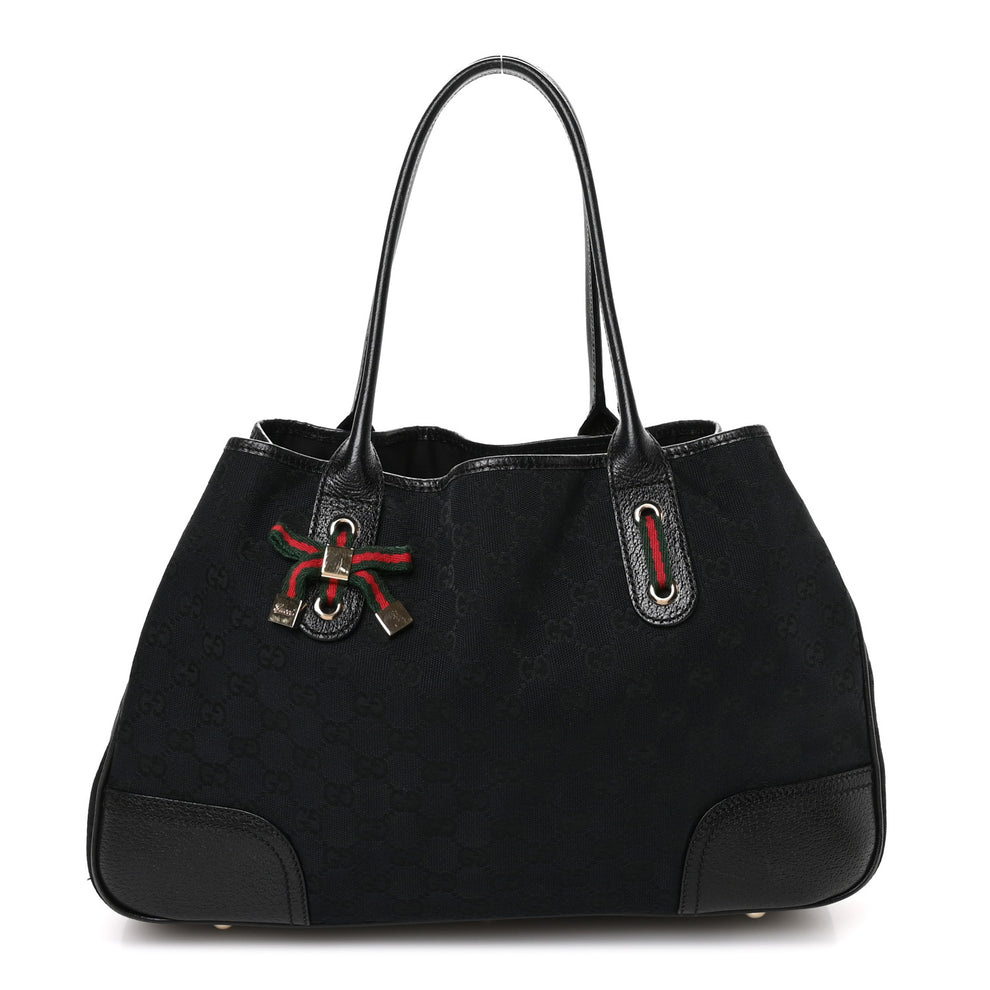 Monogram Medium Princy Tote Black