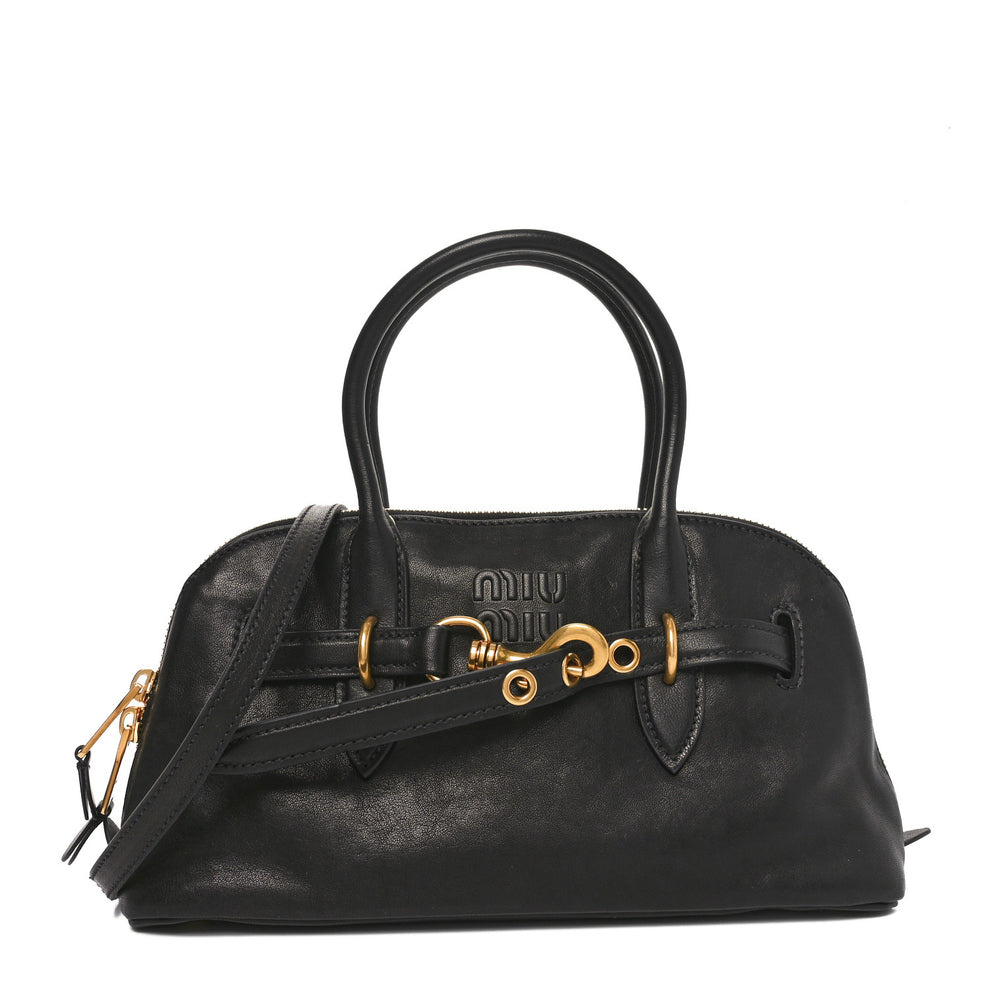 Nappa Aviator Regular Aventure Bag Black