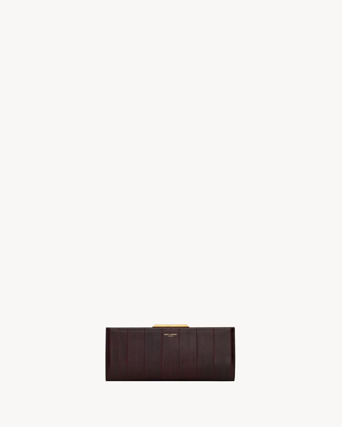 MIDNIGHT small clutch in eel skin
